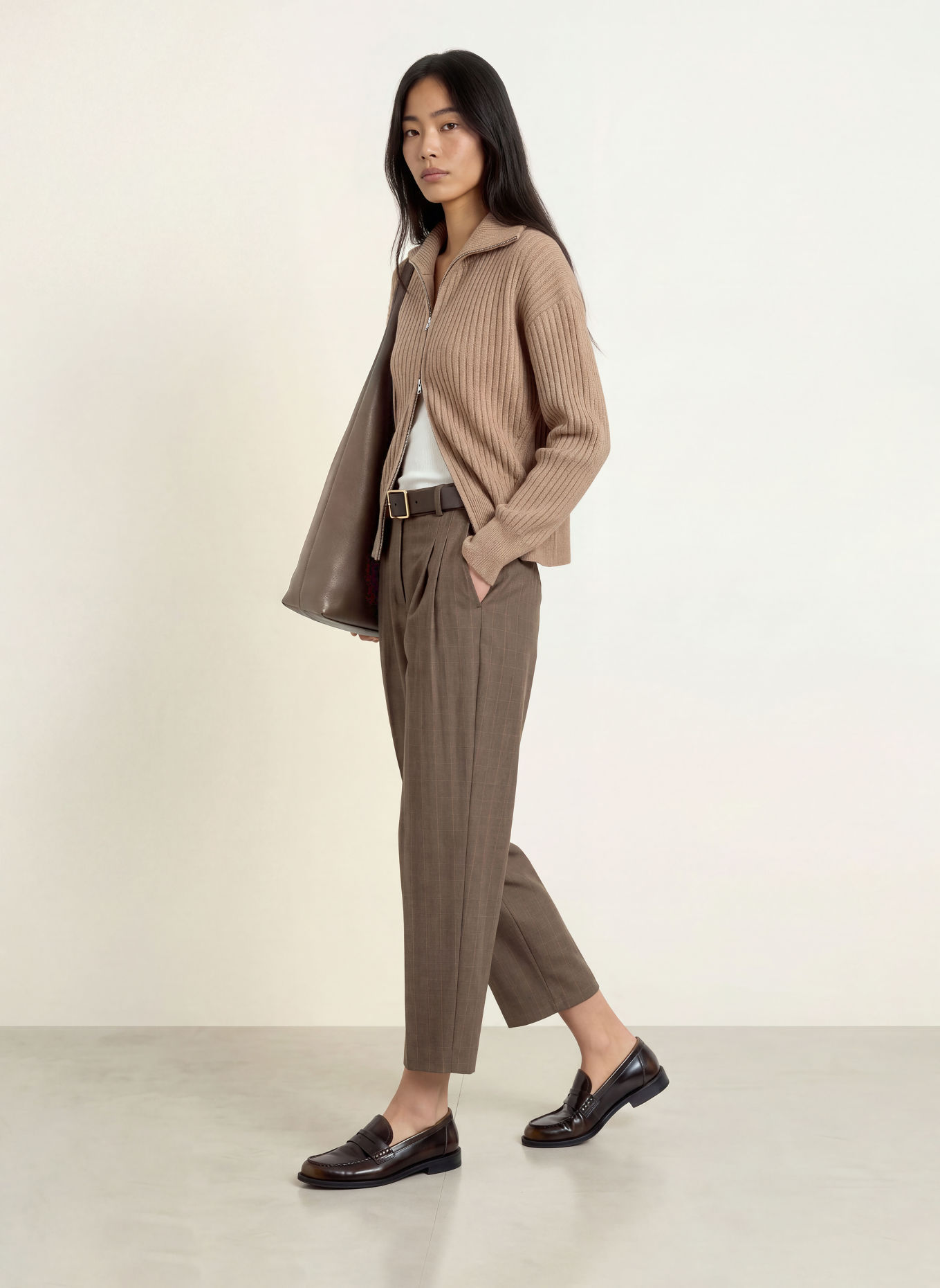 OPUS PANTS Pantaloni 7/8 LESSIEH: MARO / MARO DESCHIS / ALBASTRU DESCHIS