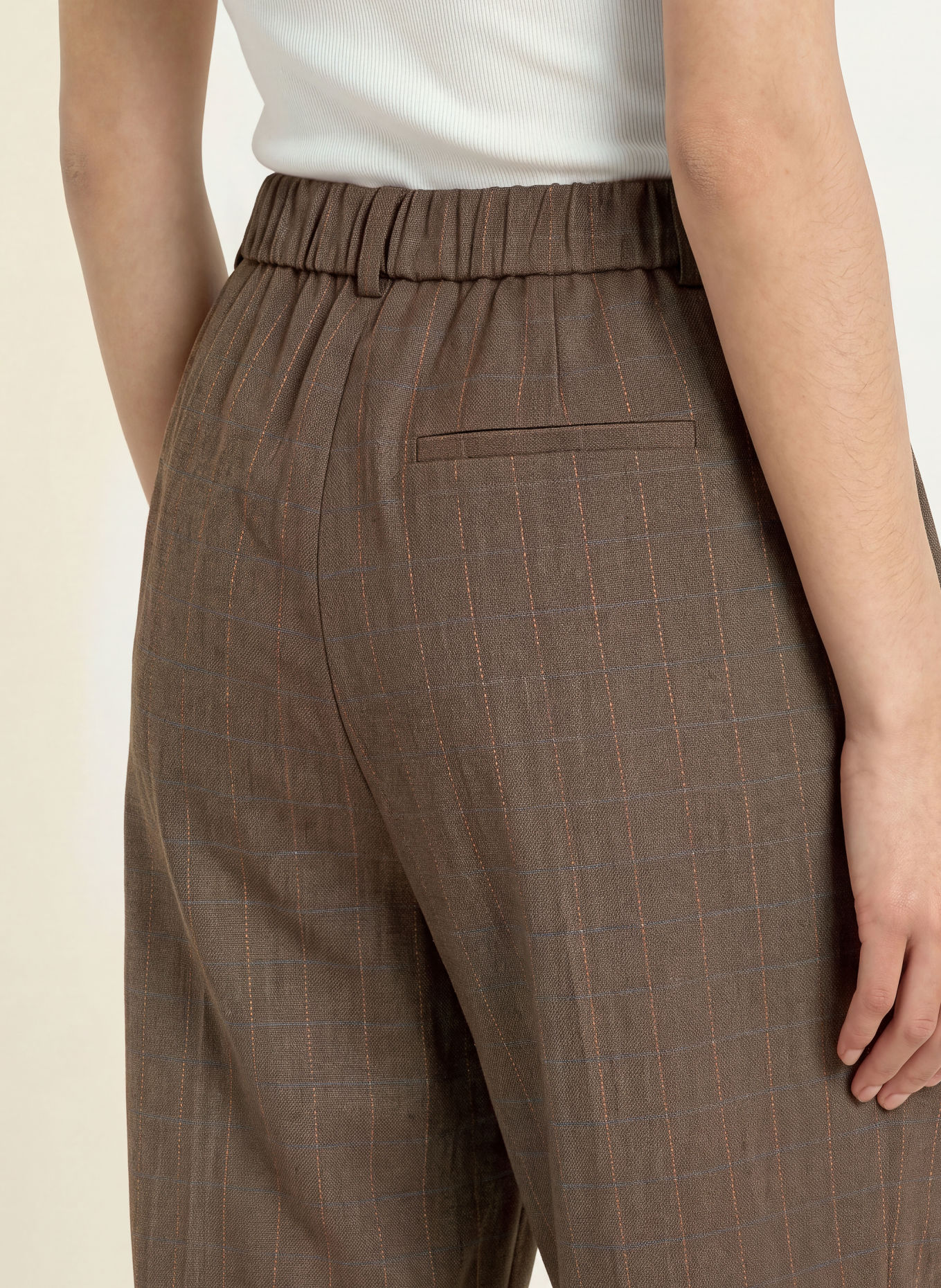 OPUS PANTS Pantaloni 7/8 LESSIEH: MARO / MARO DESCHIS / ALBASTRU DESCHIS
