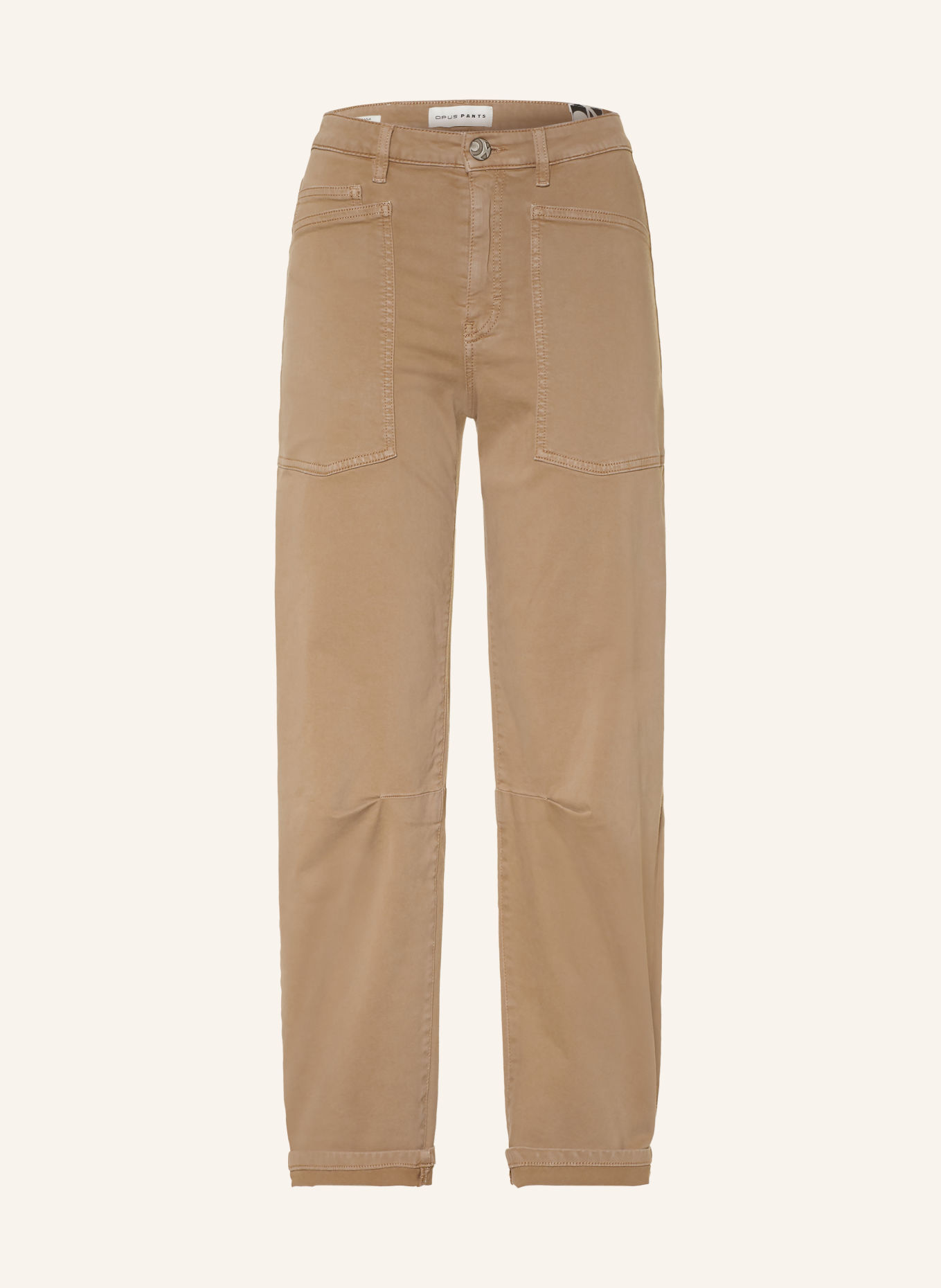 OPUS PANTS LISANA Barrel-leg jeans: 20044 light mocca