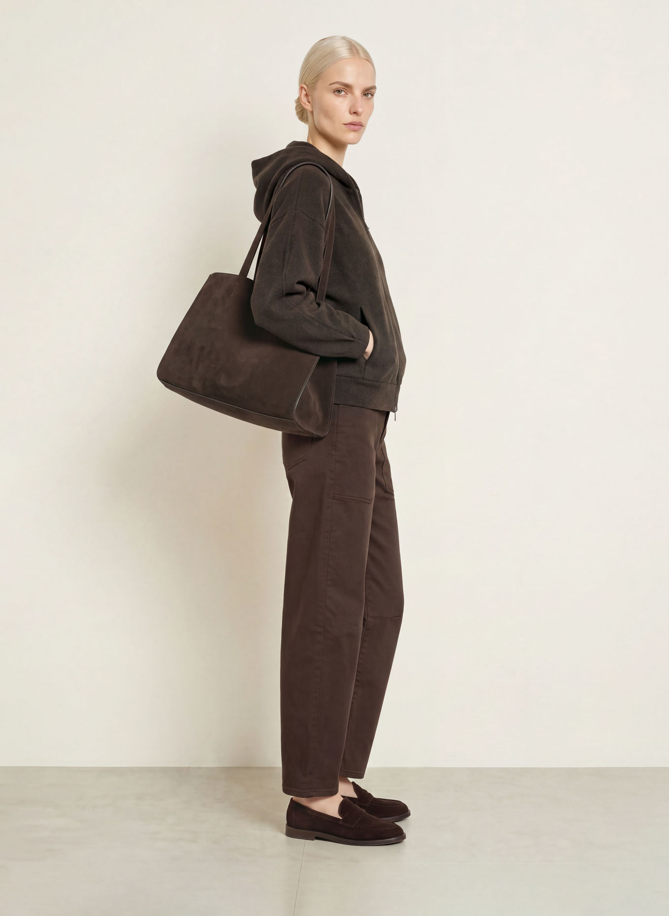 OPUS PANTS Barrel Jeans LISANA: 20040 affogato