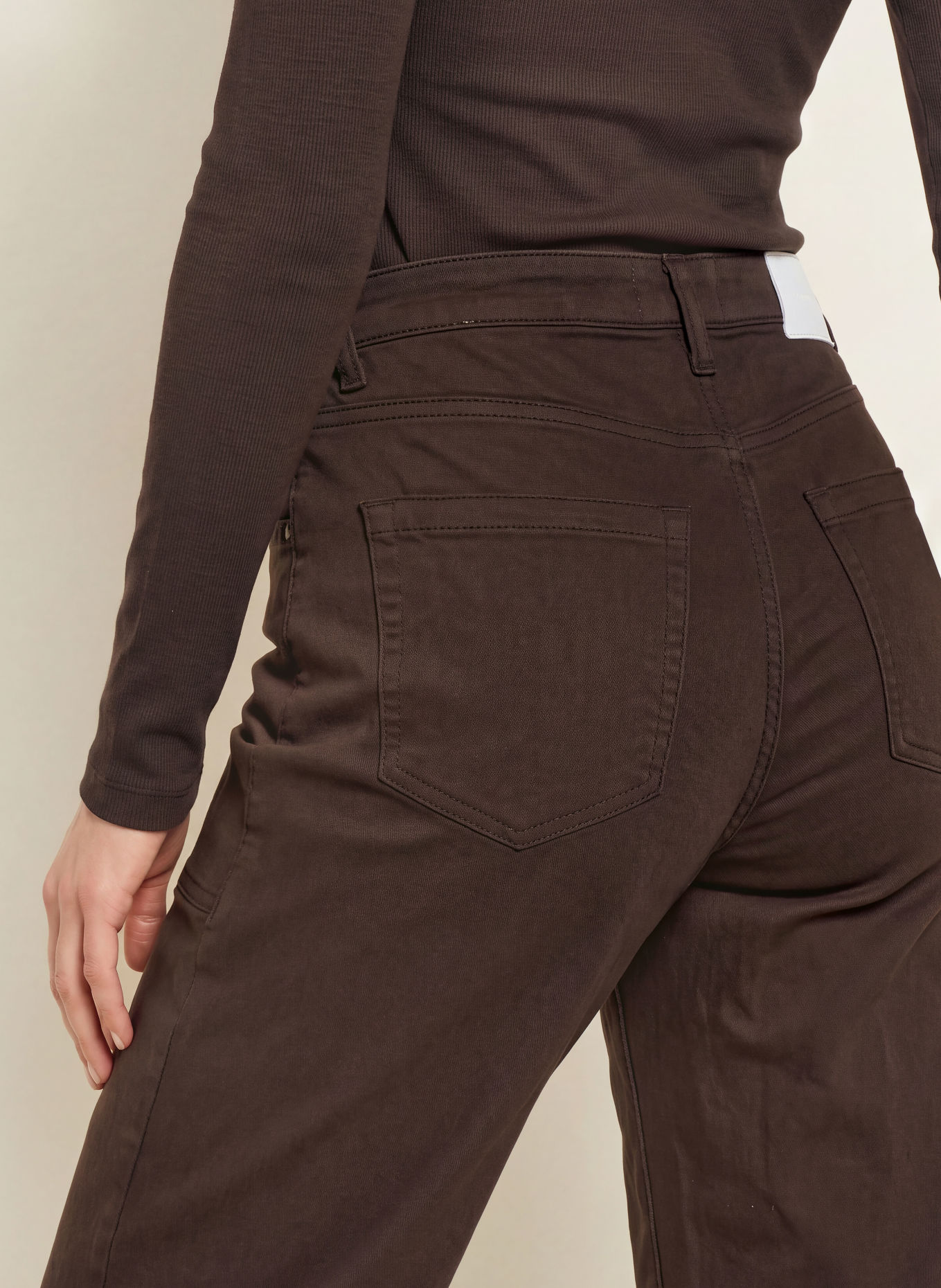OPUS PANTS Barrel Jeans LISANA: 20040 affogato