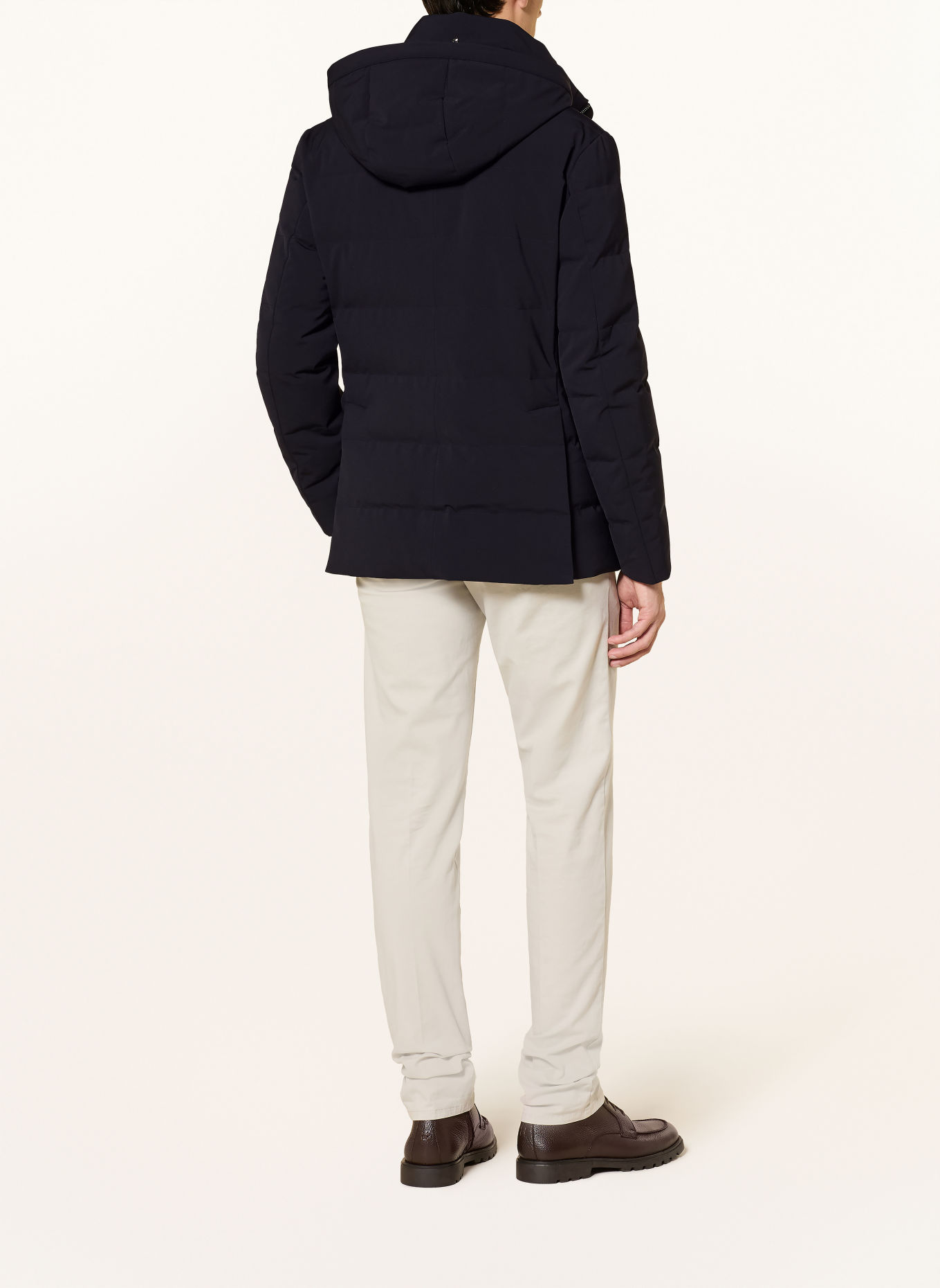 Montecore Daunenjacke mit herausnehmbarer Blende: DUNKELBLAU