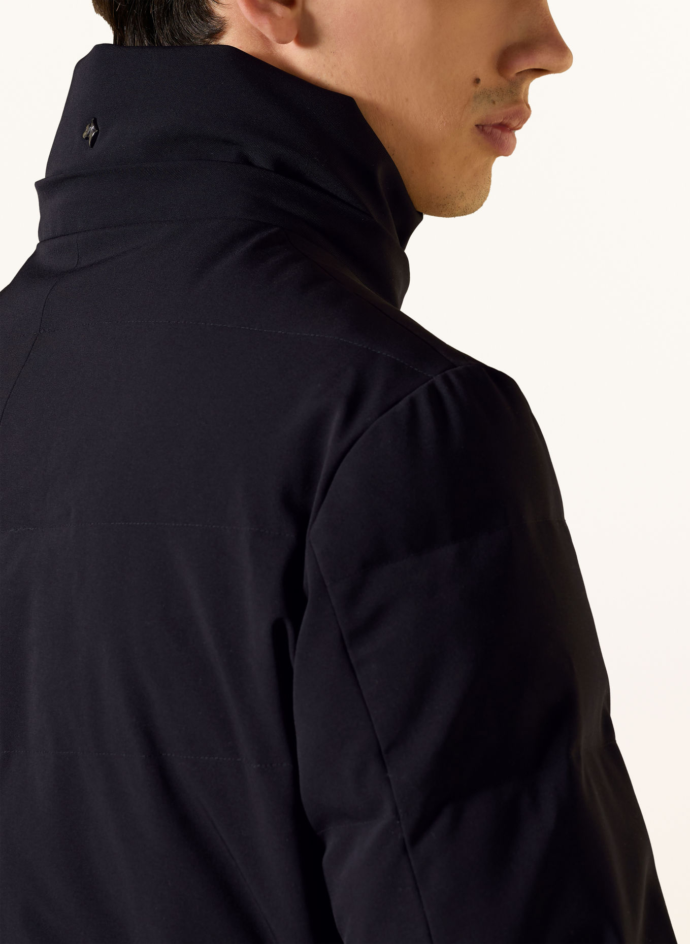 Montecore Daunenjacke mit herausnehmbarer Blende: DUNKELBLAU