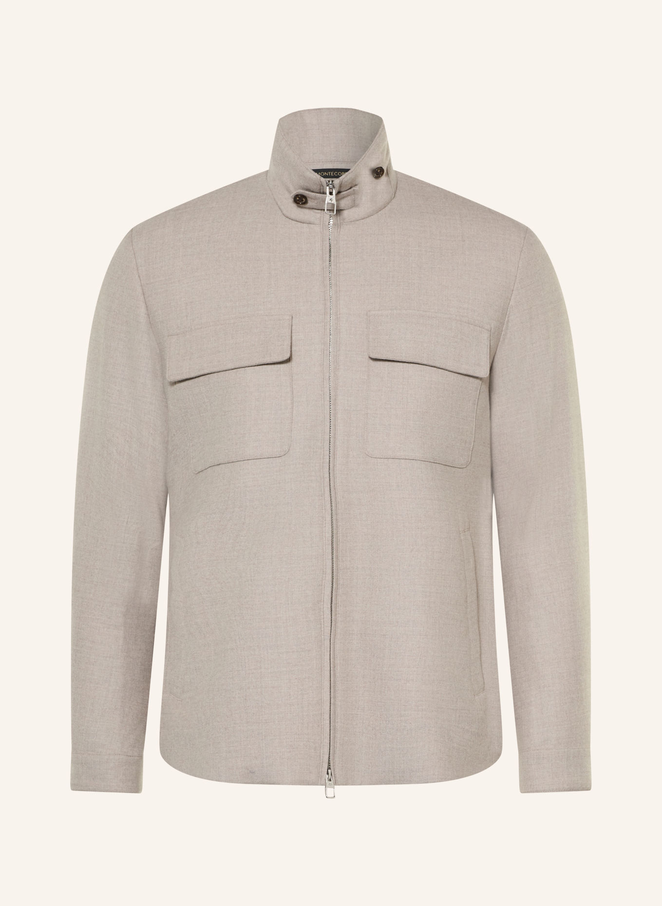 Montecore Flanel Overshirt: GRAY