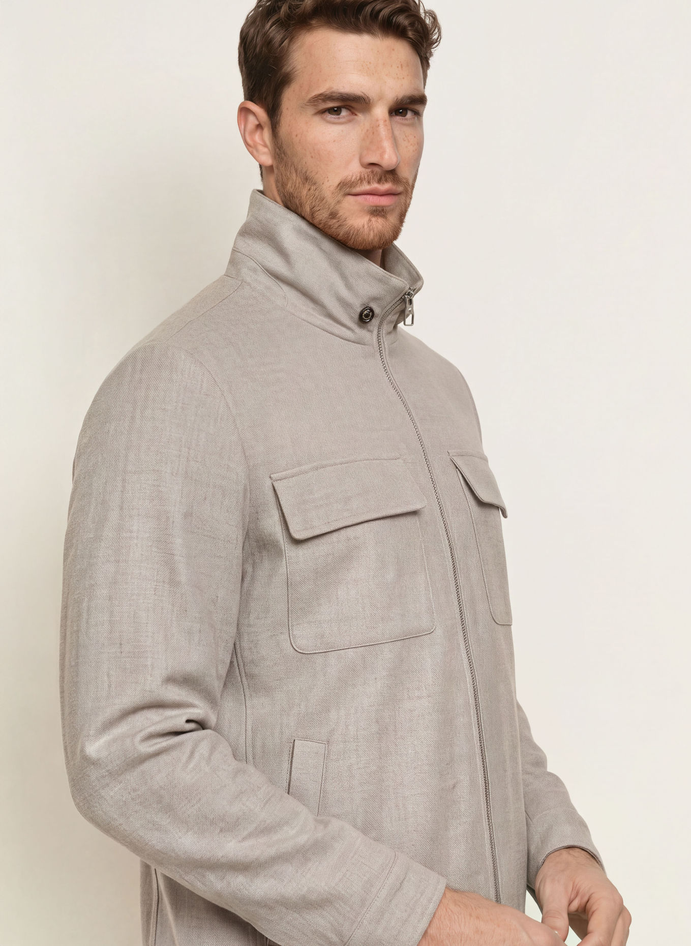 Montecore Flanel Overshirt: GRAY