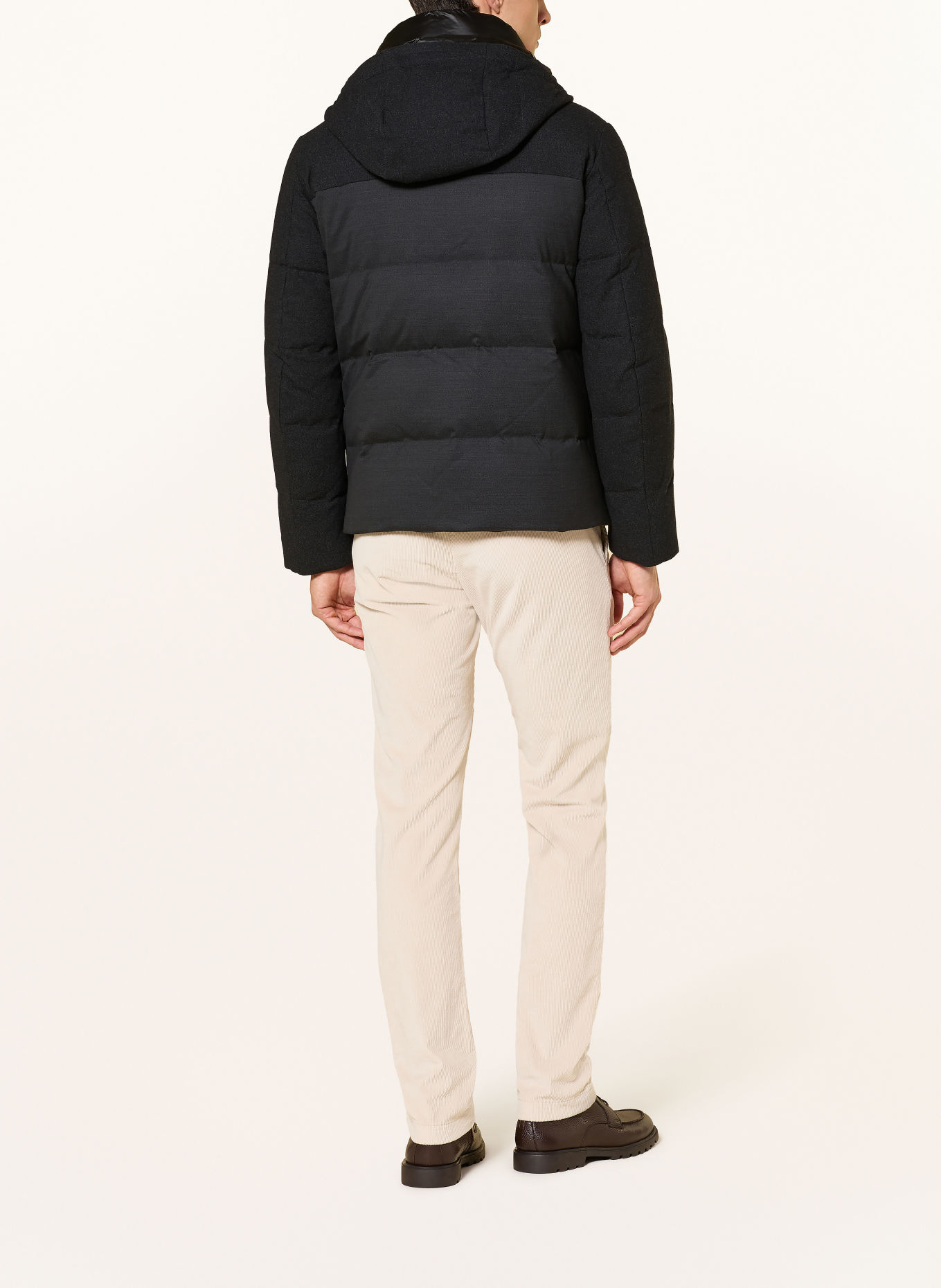 Montecore Down jacket in a blend of materials: DARK GRAY