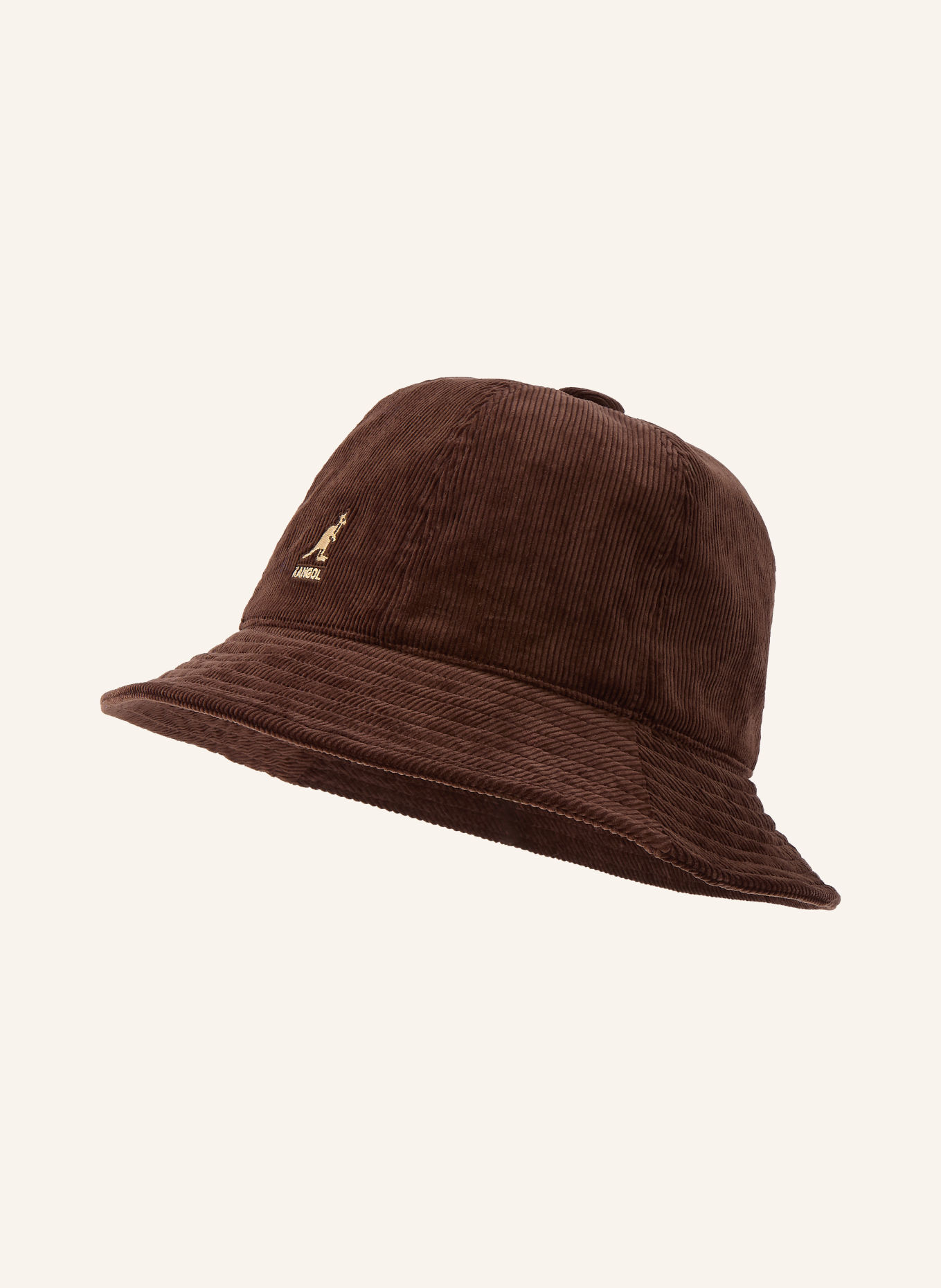 KANGOL Bucket-Hat aus Cord: BRAUN