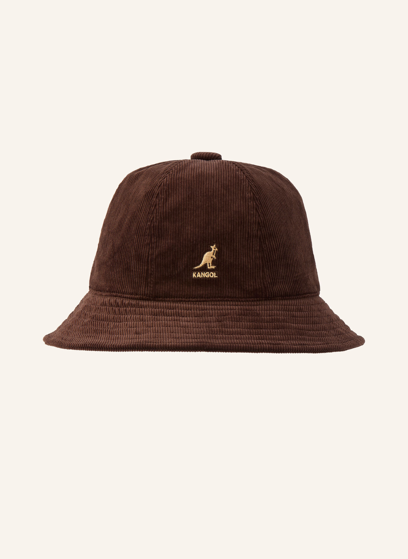 KANGOL Bucket-Hat aus Cord: BRAUN