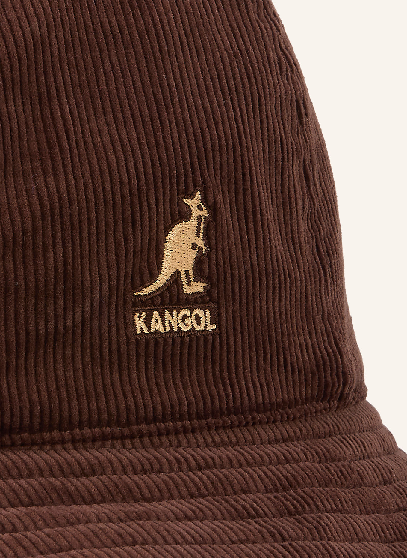 KANGOL Bucket-Hat aus Cord: BRAUN
