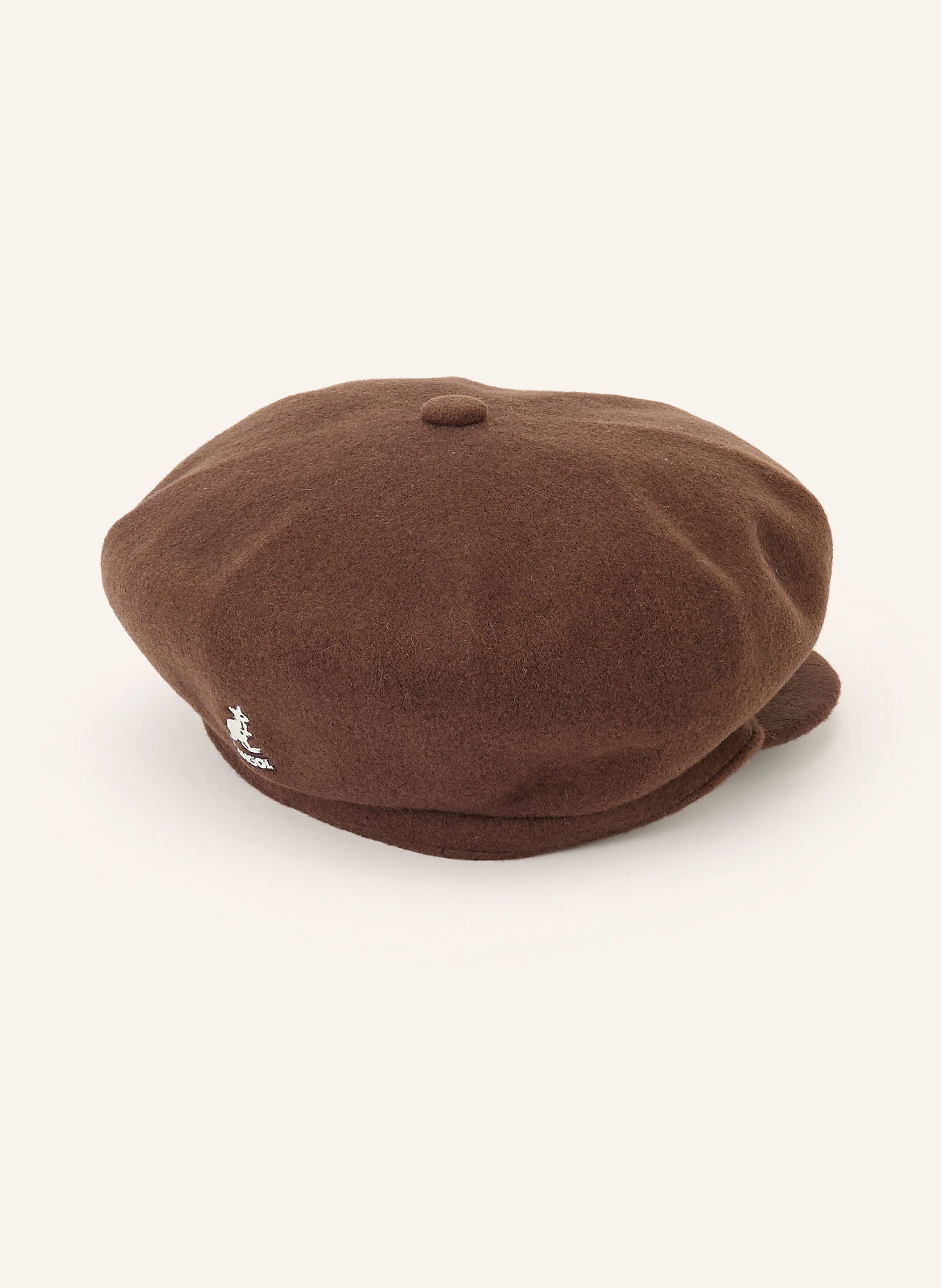 KANGOL Kaszkiet SPITFIRE: CIEMNOBRĄZOWY / ECRU