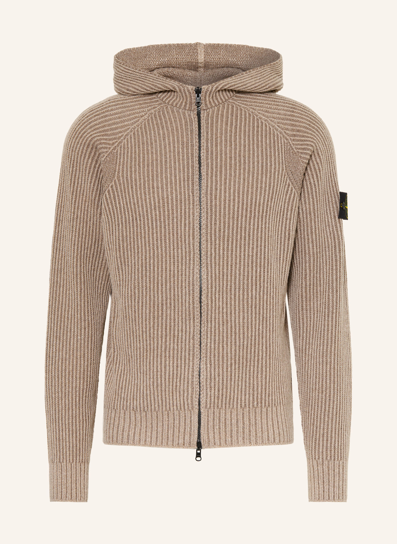 STONE ISLAND Reversible Cardigan: BEIGE