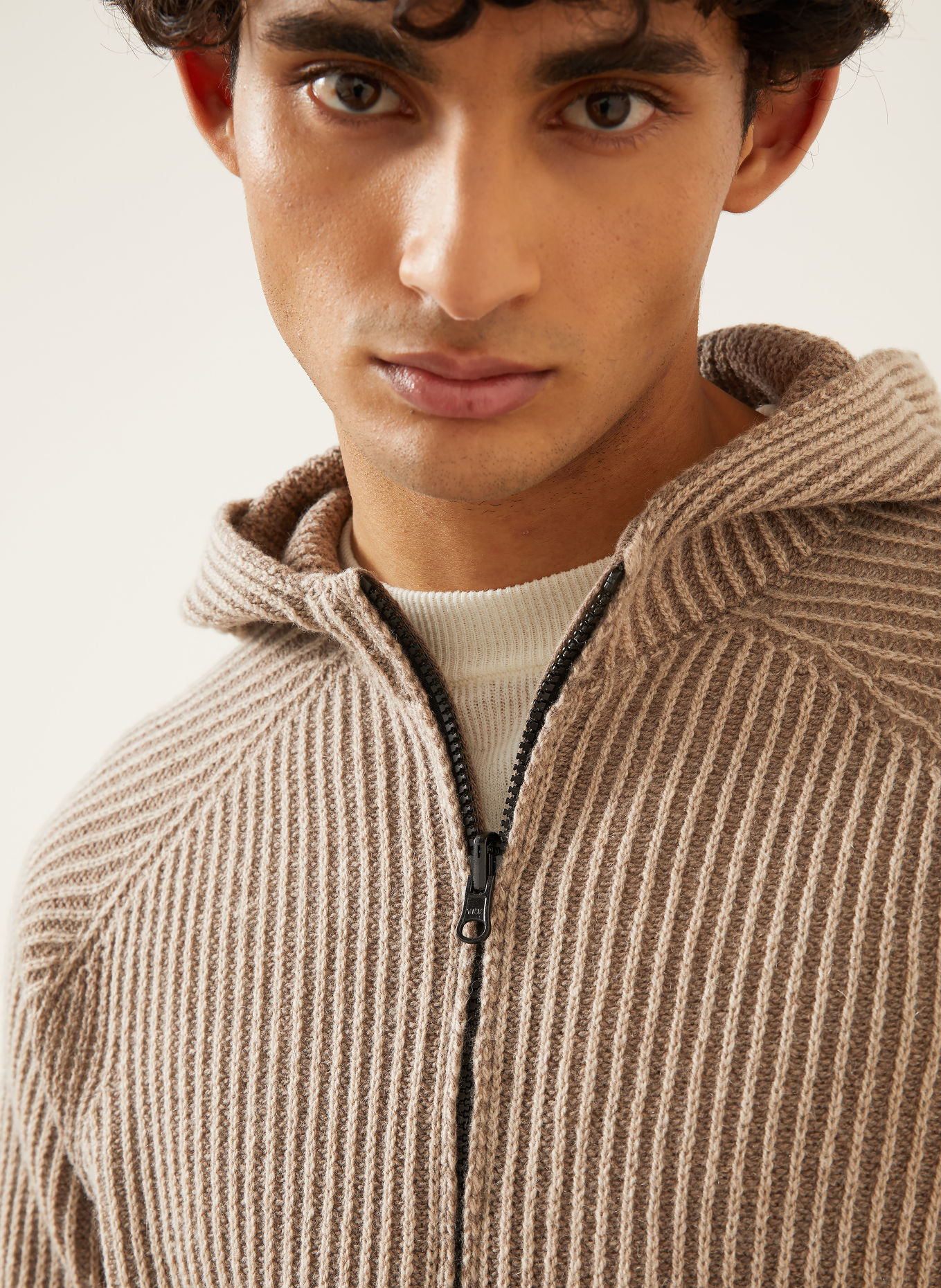 STONE ISLAND Reversible Cardigan: BEIGE