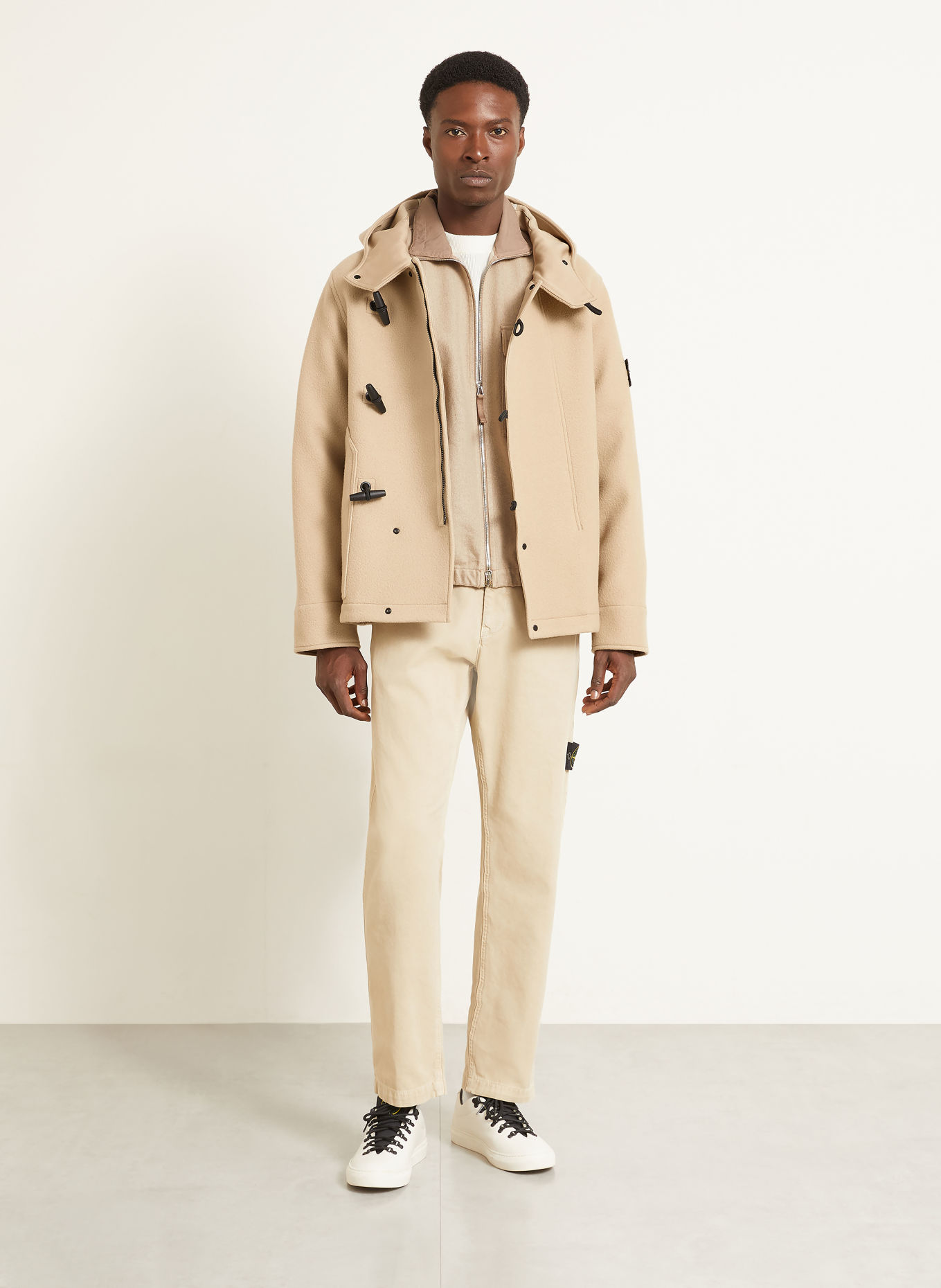 STONE ISLAND Jacket: BEIGE