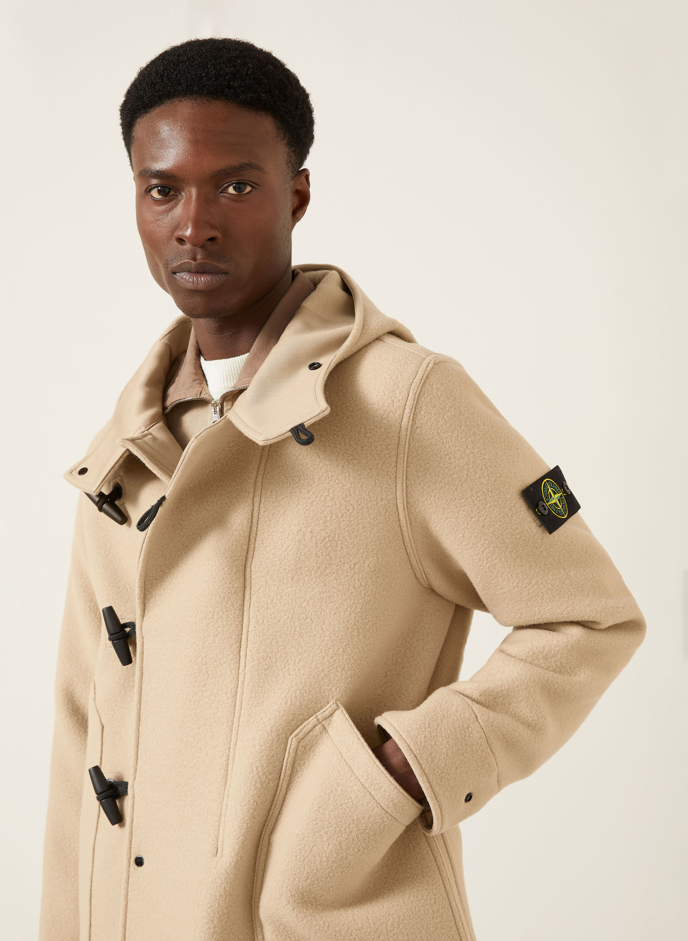 STONE ISLAND Jacket: BEIGE