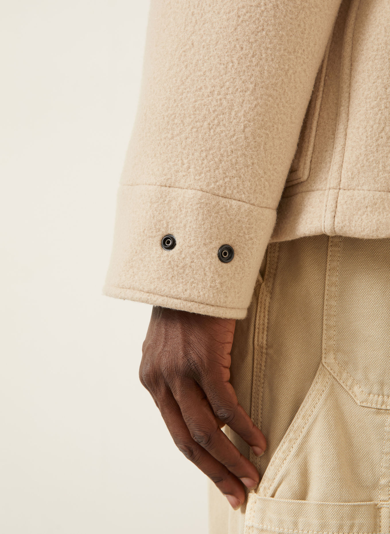 STONE ISLAND Jacket: BEIGE
