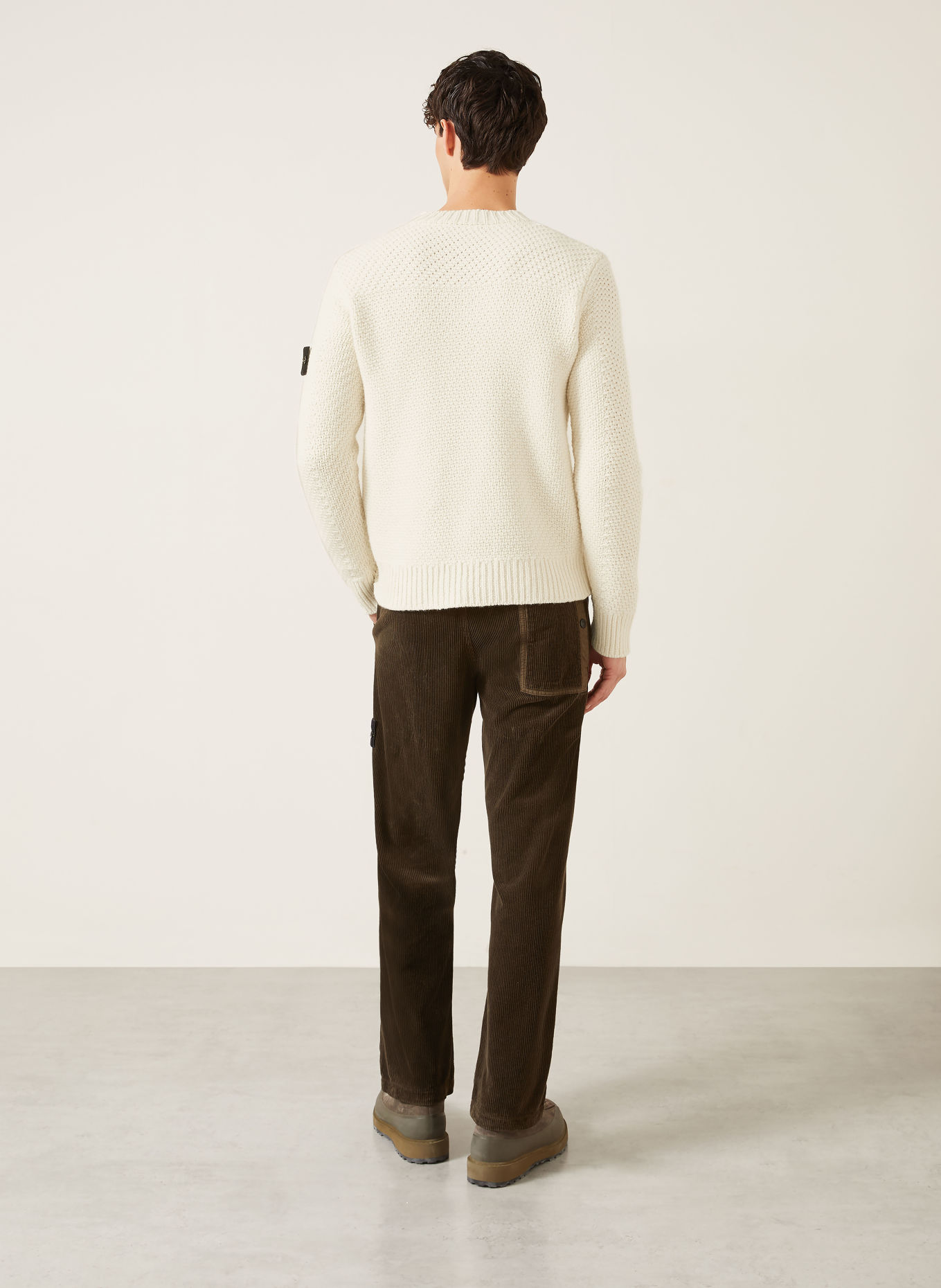 STONE ISLAND Sweater: CREAM