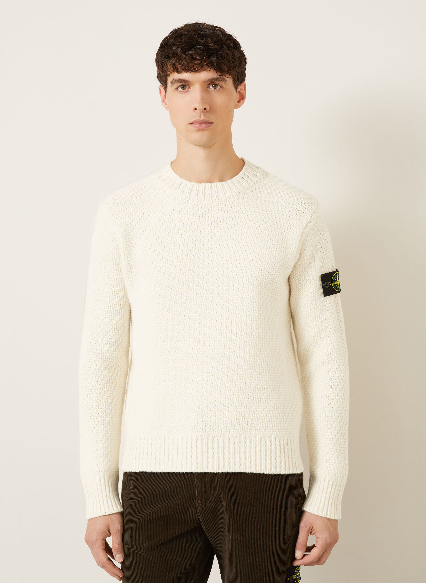 STONE ISLAND Sweater: CREAM
