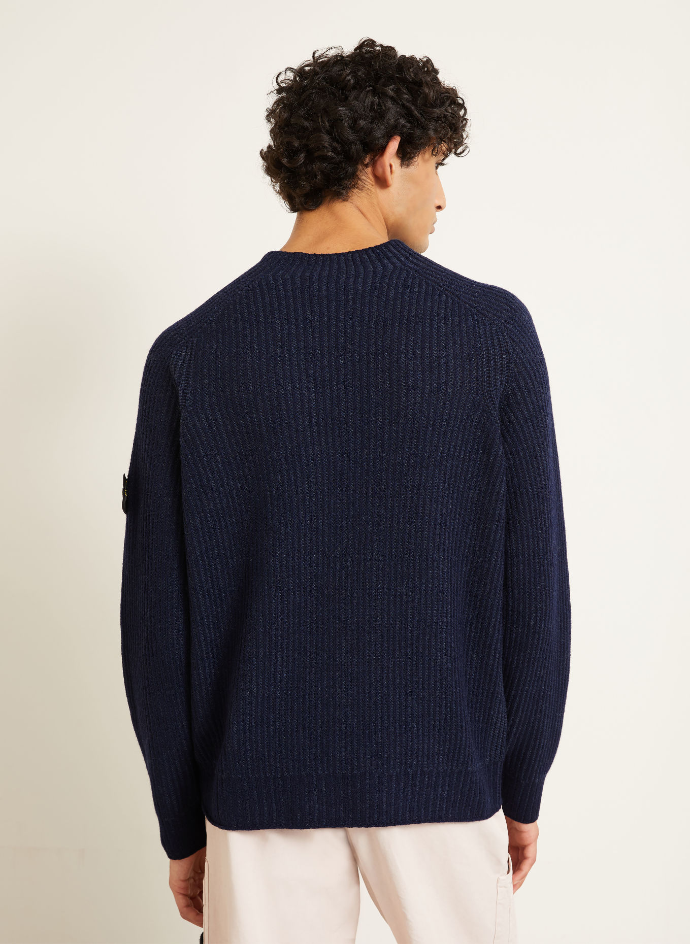 STONE ISLAND Cashmere Sweater: DARK BLUE