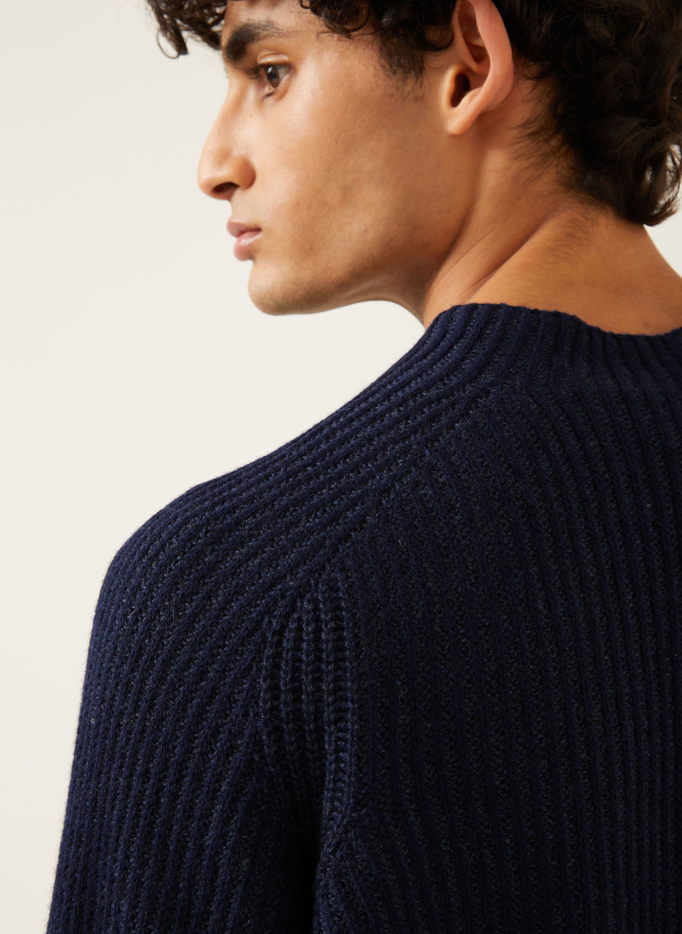 STONE ISLAND Cashmere Sweater: DARK BLUE