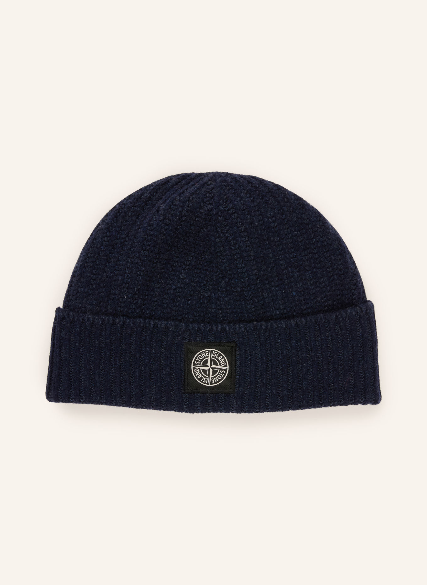 STONE ISLAND Bonnet en cachemire: BLEU FONCÉ / ÉCRU / NOIR