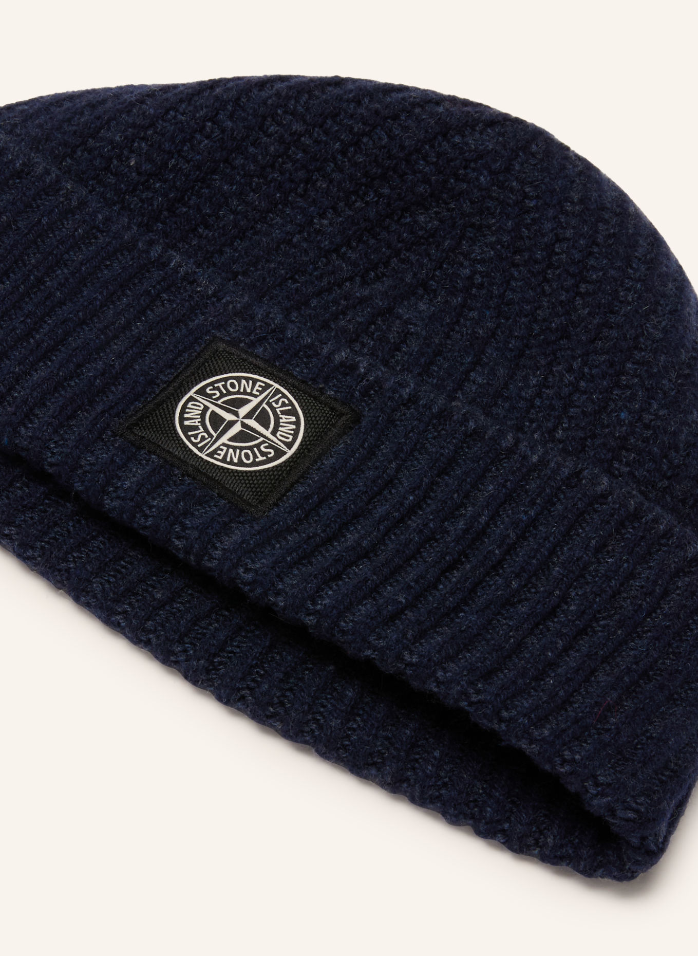 STONE ISLAND Bonnet en cachemire: BLEU FONCÉ / ÉCRU / NOIR