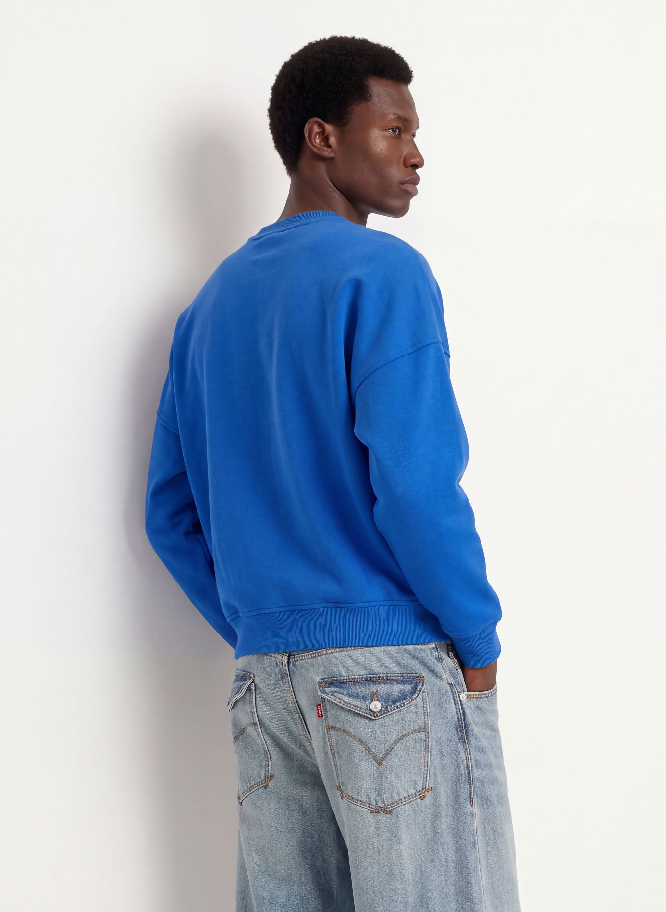 adidas Originals Sweatshirt BLOCK: BLAU / ROT / WEISS