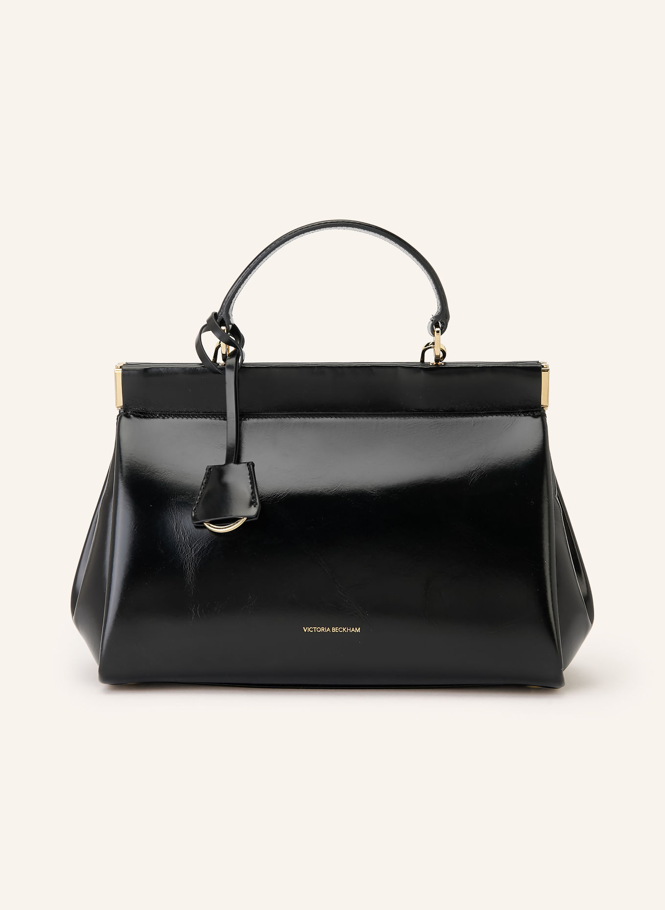 VICTORIA BECKHAM Handtasche SLOANE: SCHWARZ / GOLD