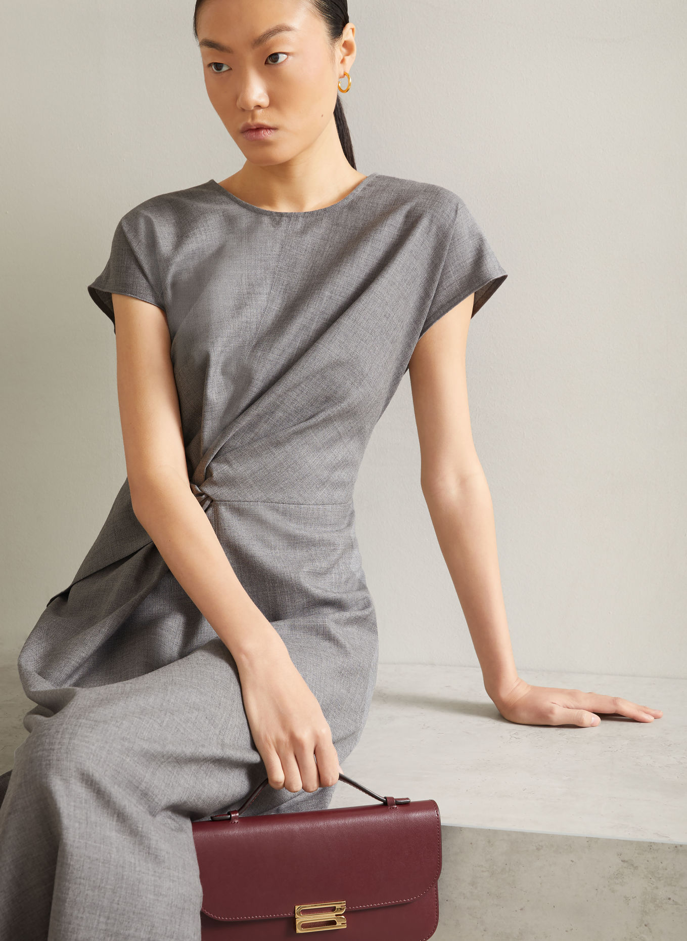 VICTORIA BECKHAM Cocktailkleid ARIA: GRAU