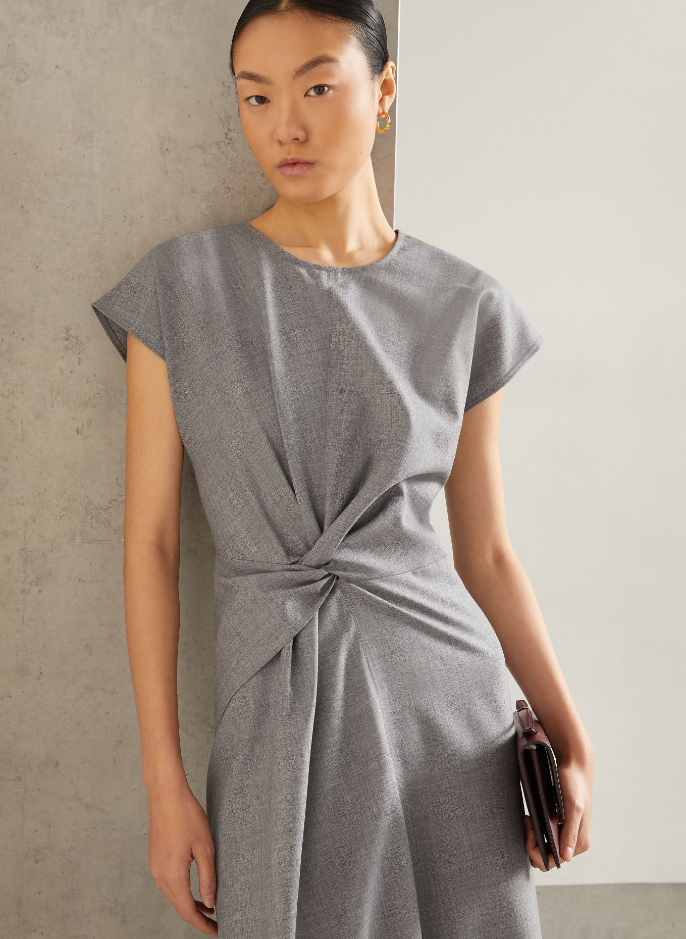VICTORIA BECKHAM Cocktailkleid ARIA: GRAU