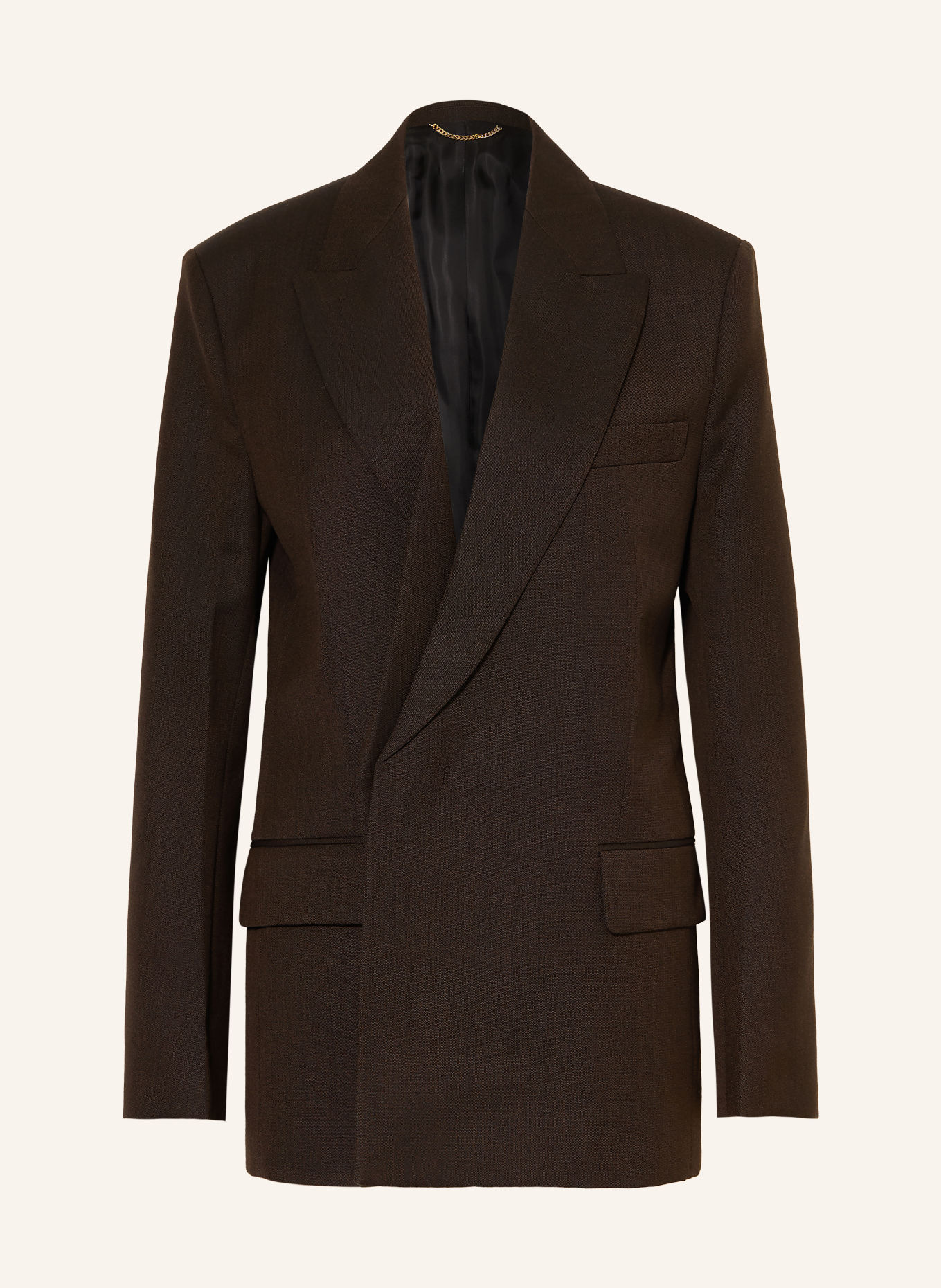 VICTORIA BECKHAM Longblazer: DUNKELBRAUN