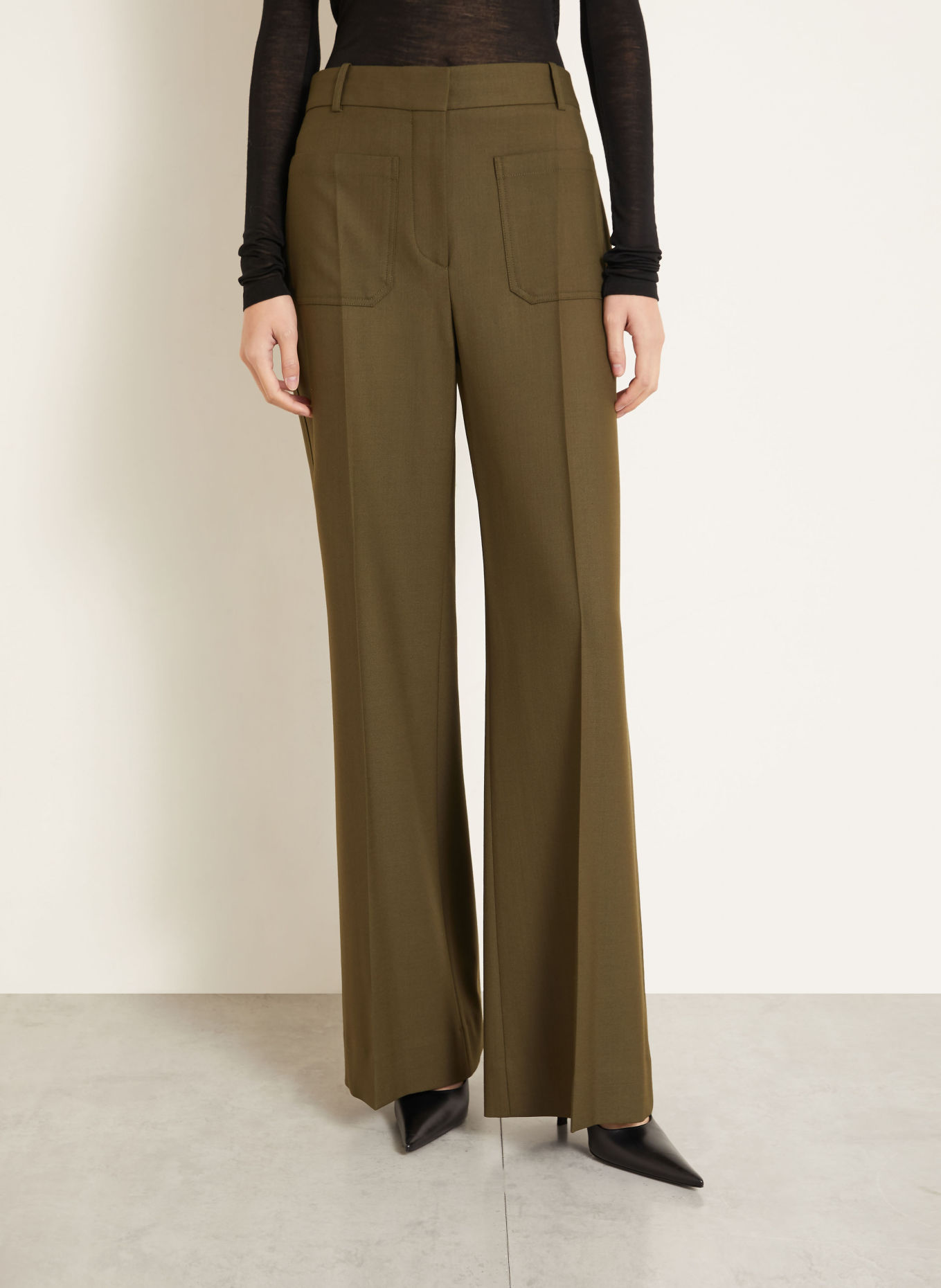 VICTORIA BECKHAM Marlenehose ALINA: OLIV