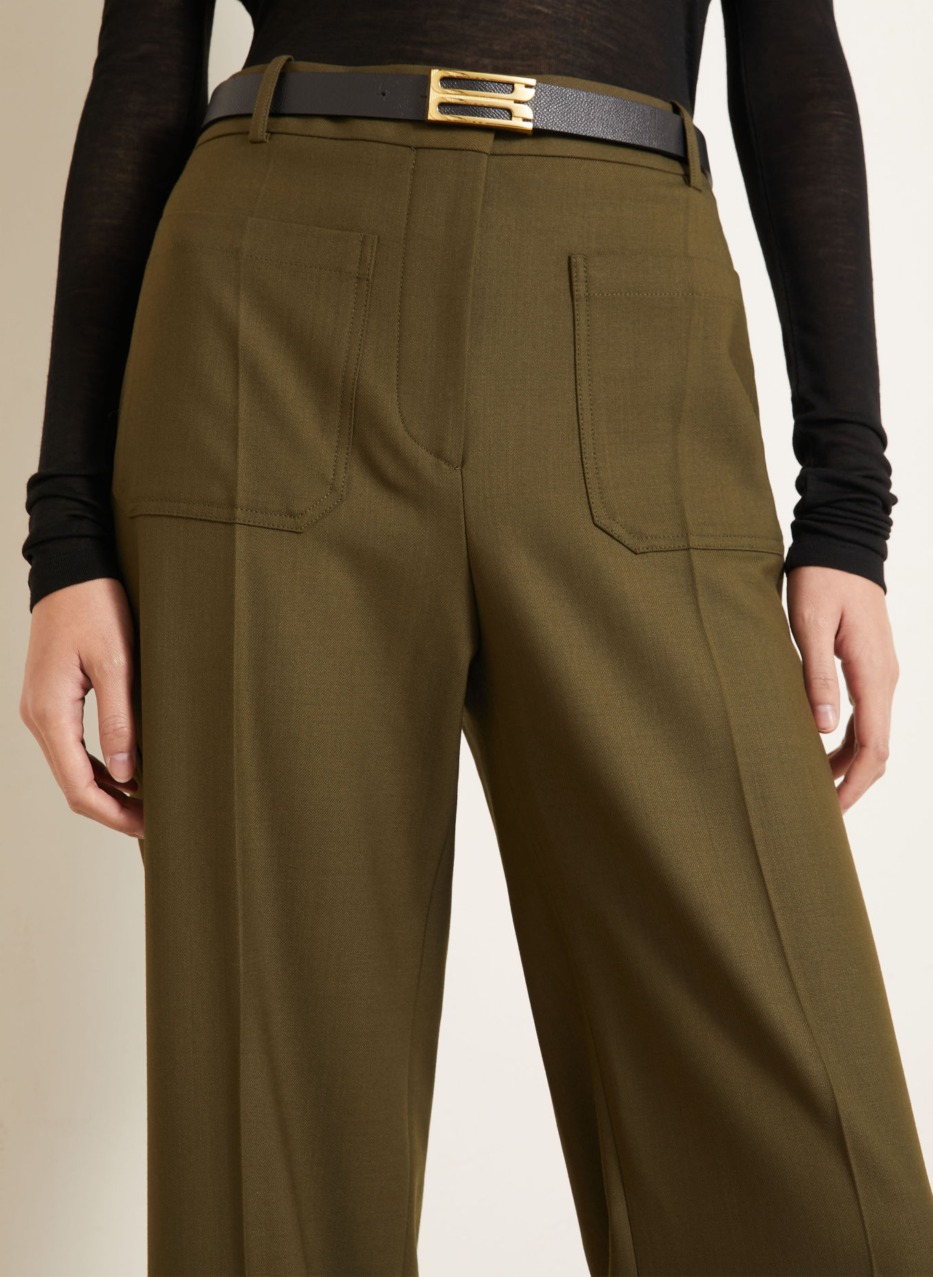 VICTORIA BECKHAM Marlenehose ALINA: OLIV
