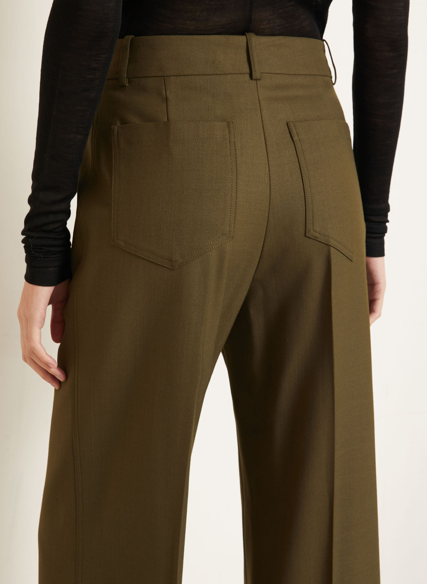 VICTORIA BECKHAM Marlenehose ALINA: OLIV