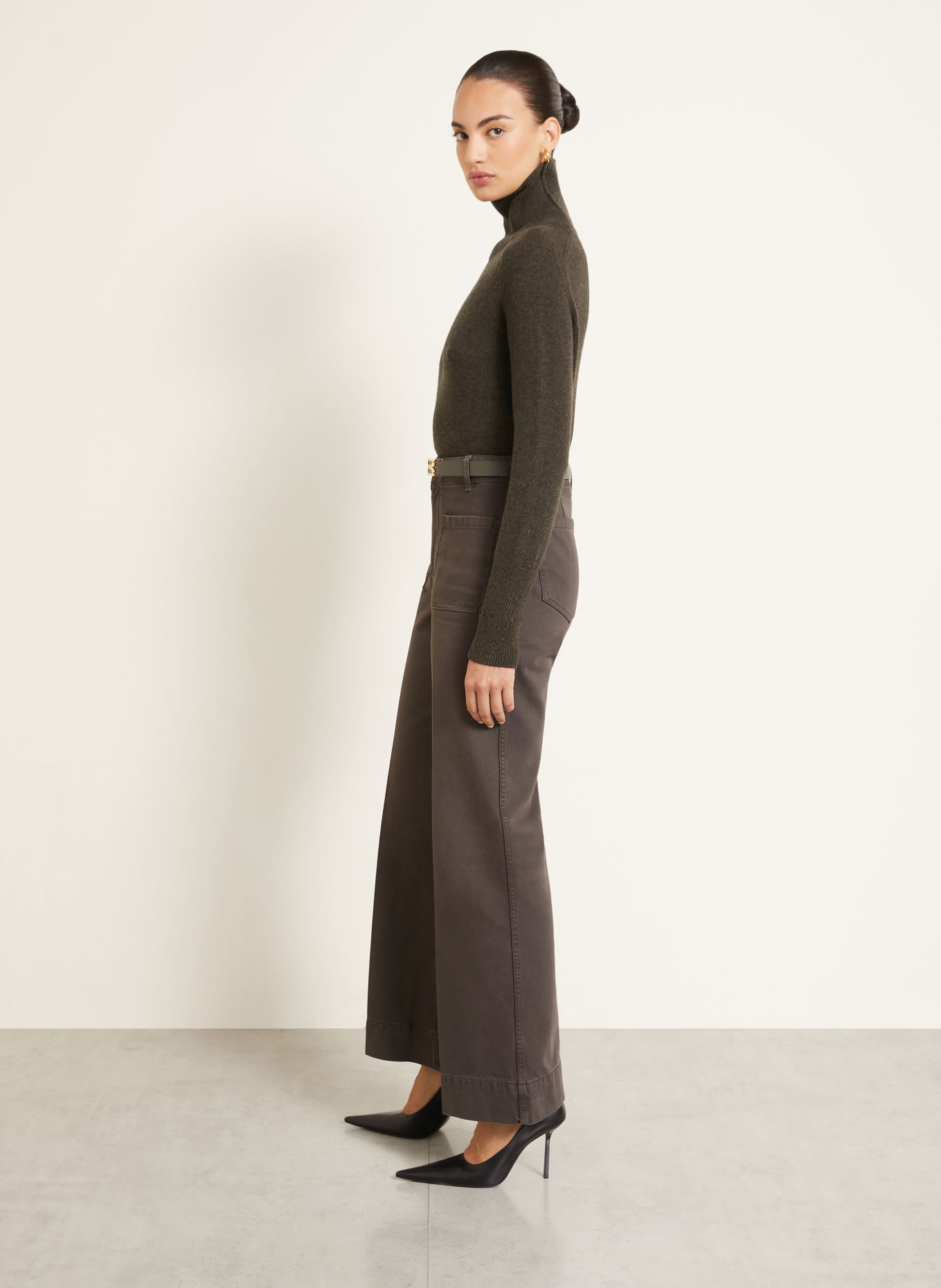 VICTORIA BECKHAM Marlenehose ALINA: DUNKELGRAU