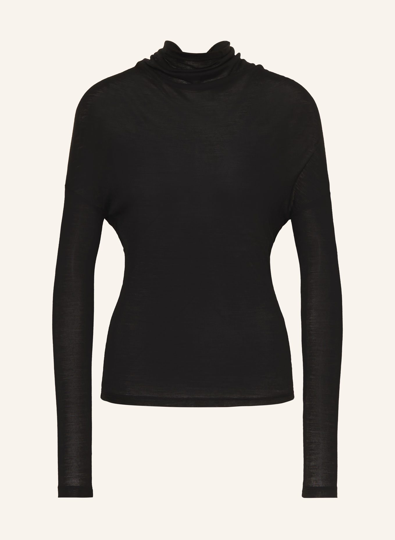 VICTORIA BECKHAM Longsleeve: SCHWARZ