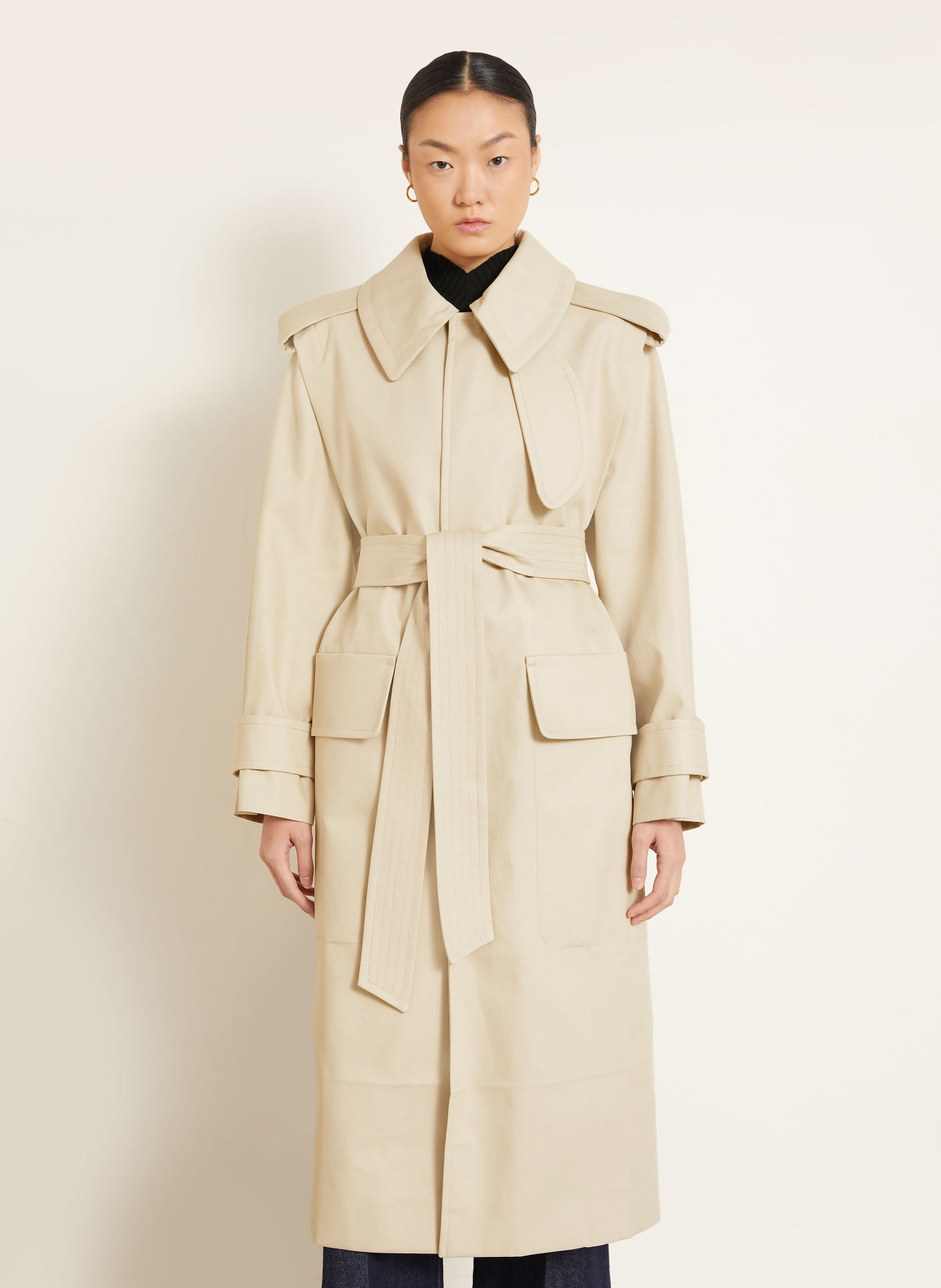 VICTORIA BECKHAM Trench-coat PHILIPPA: BEIGE