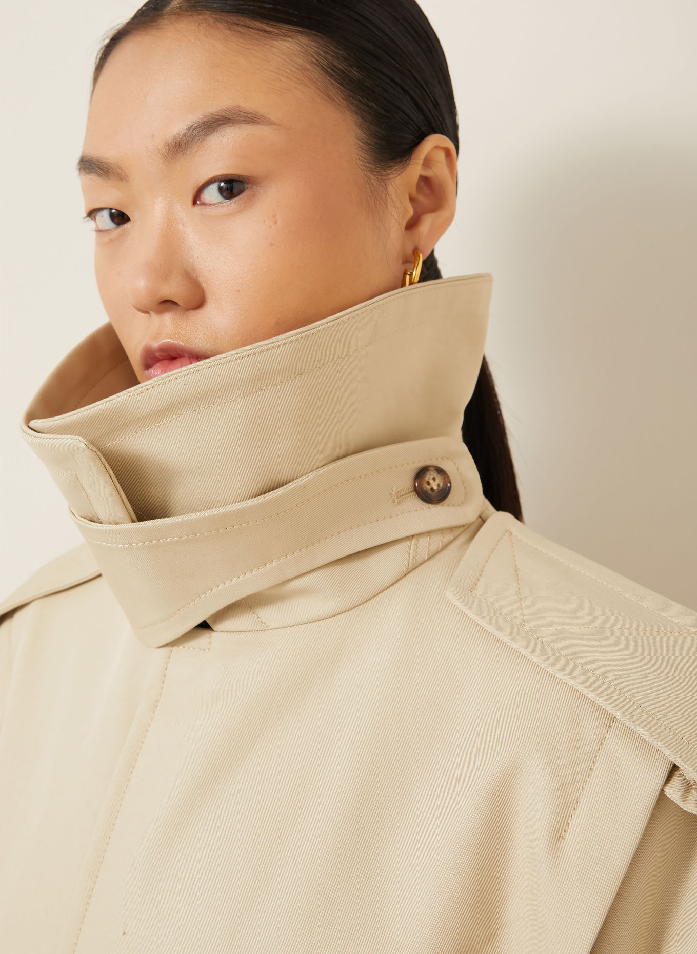 VICTORIA BECKHAM Trench-coat PHILIPPA: BEIGE