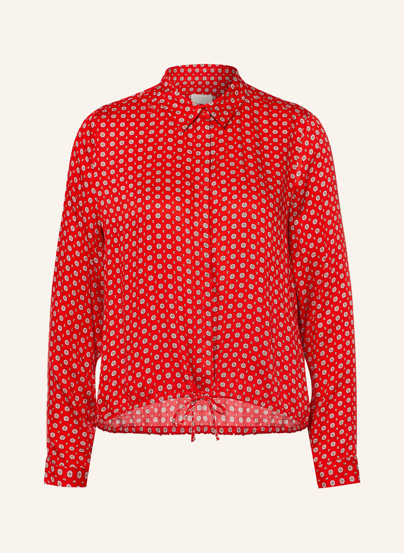 MILANO ITALY Hemdbluse: ROT / HELLLILA / DUNKELGELB