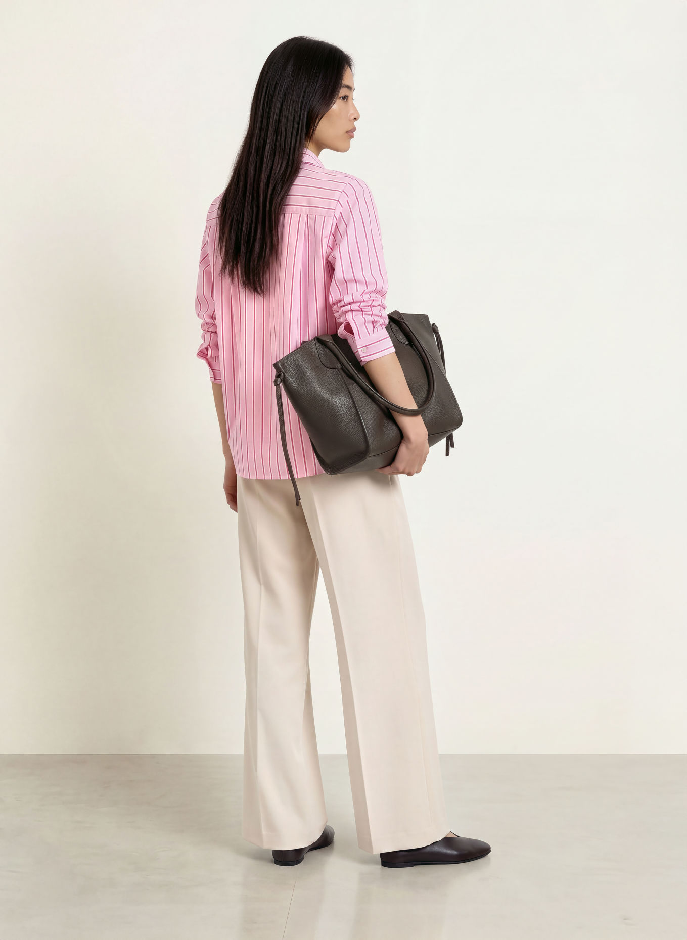 MILANO ITALY Chemisier: ROSE / ROUGE FONCÉ / BLANC