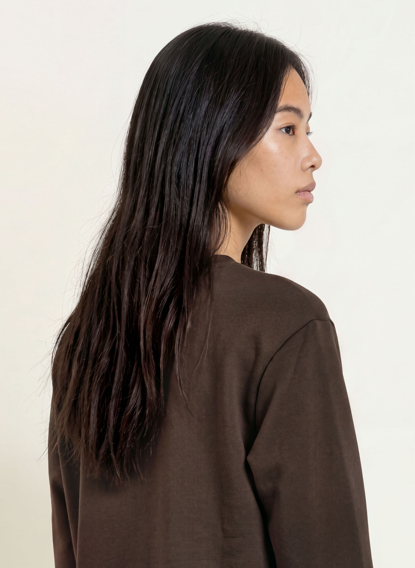 MILANO ITALY Sweatshirt: MARRON FONCÉ / ROSE FUCHSIA / ORANGE