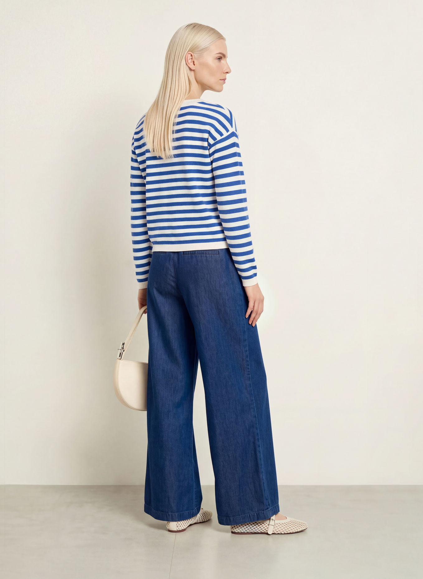 MILANO ITALY Trui: BLAUW / ROZE / WIT