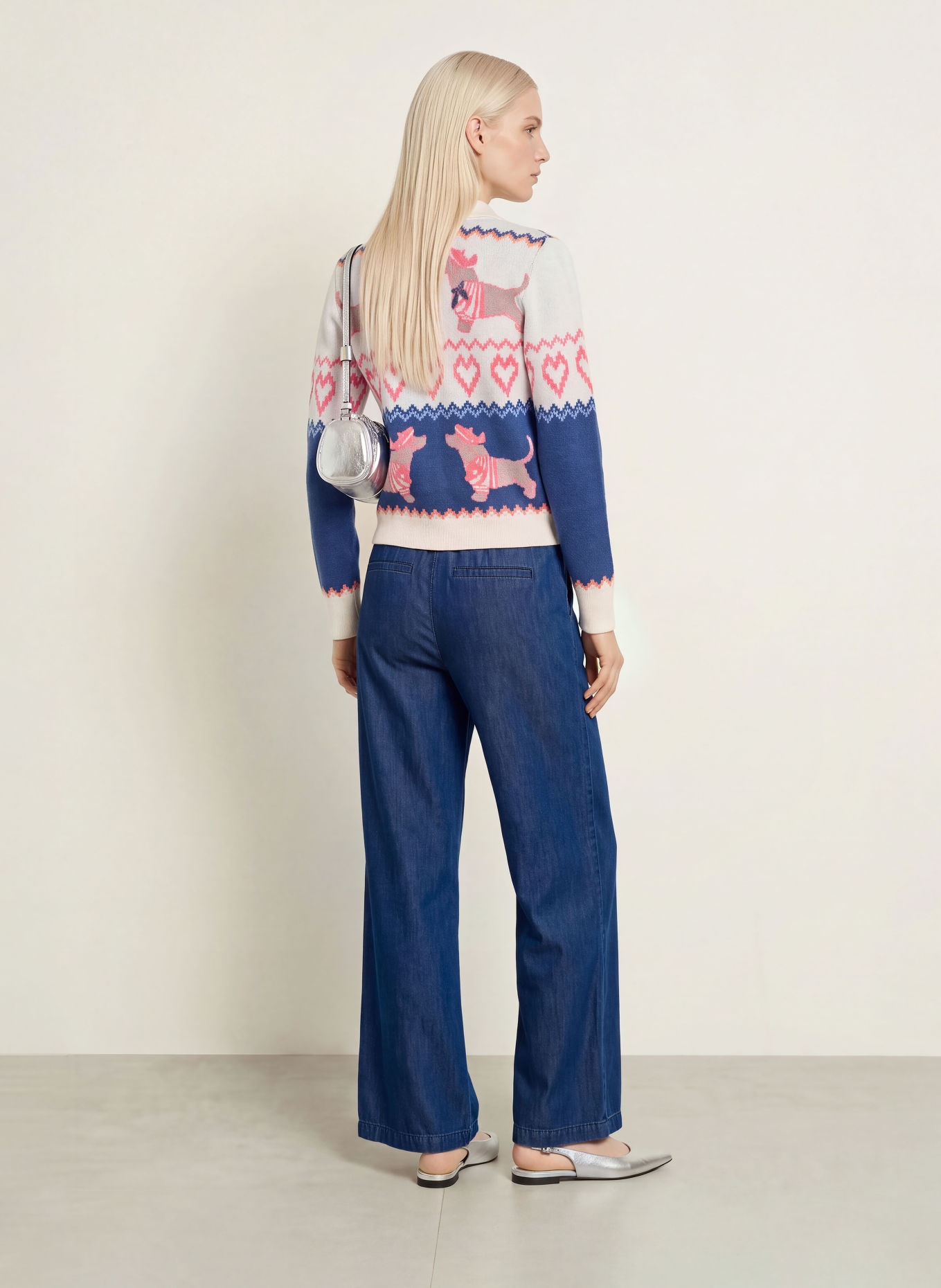 MILANO ITALY Vest: WIT / ROZE / BLAUW