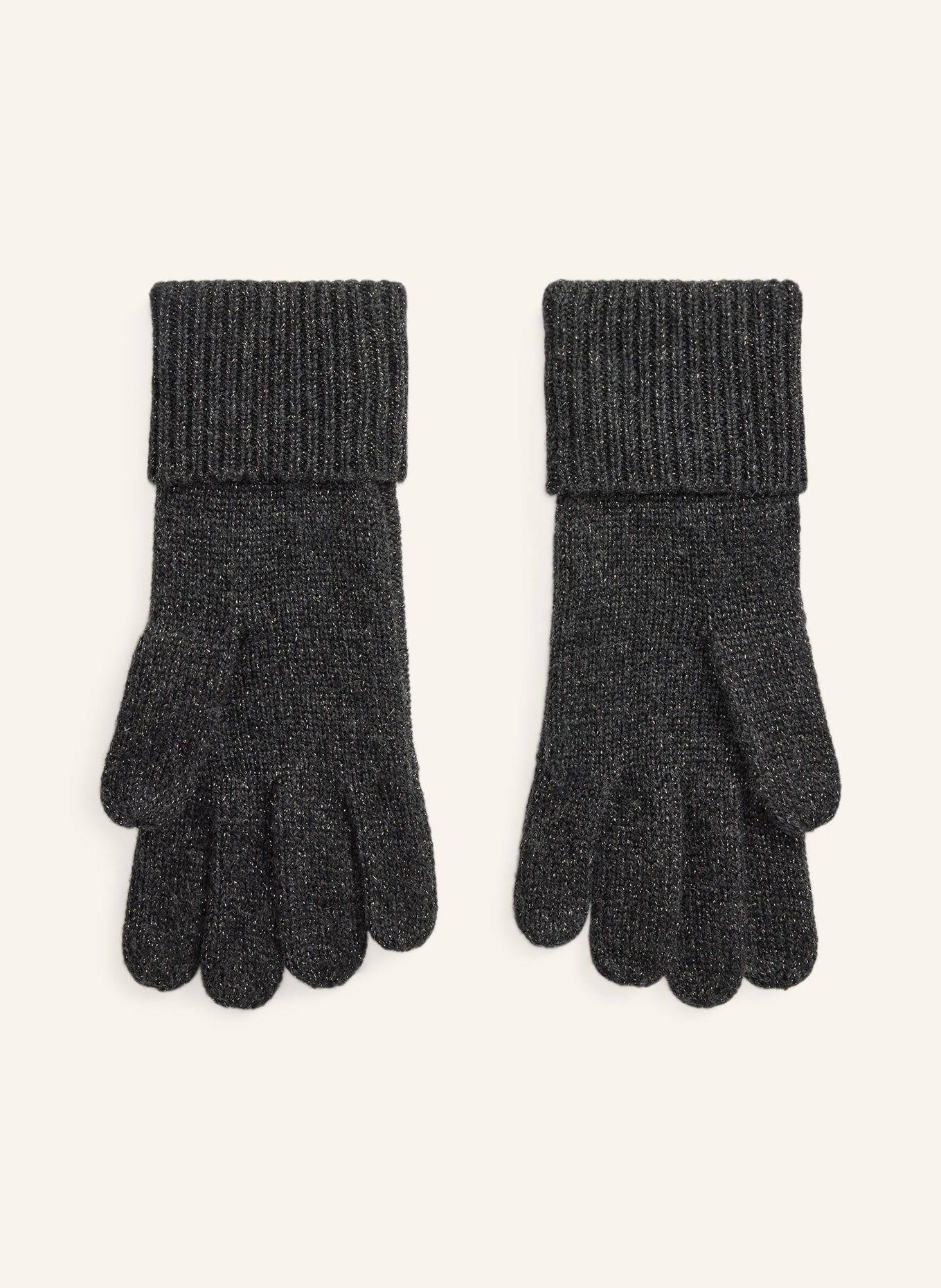 LAUREN RALPH LAUREN Handschoenen met glitterstof: ZWART
