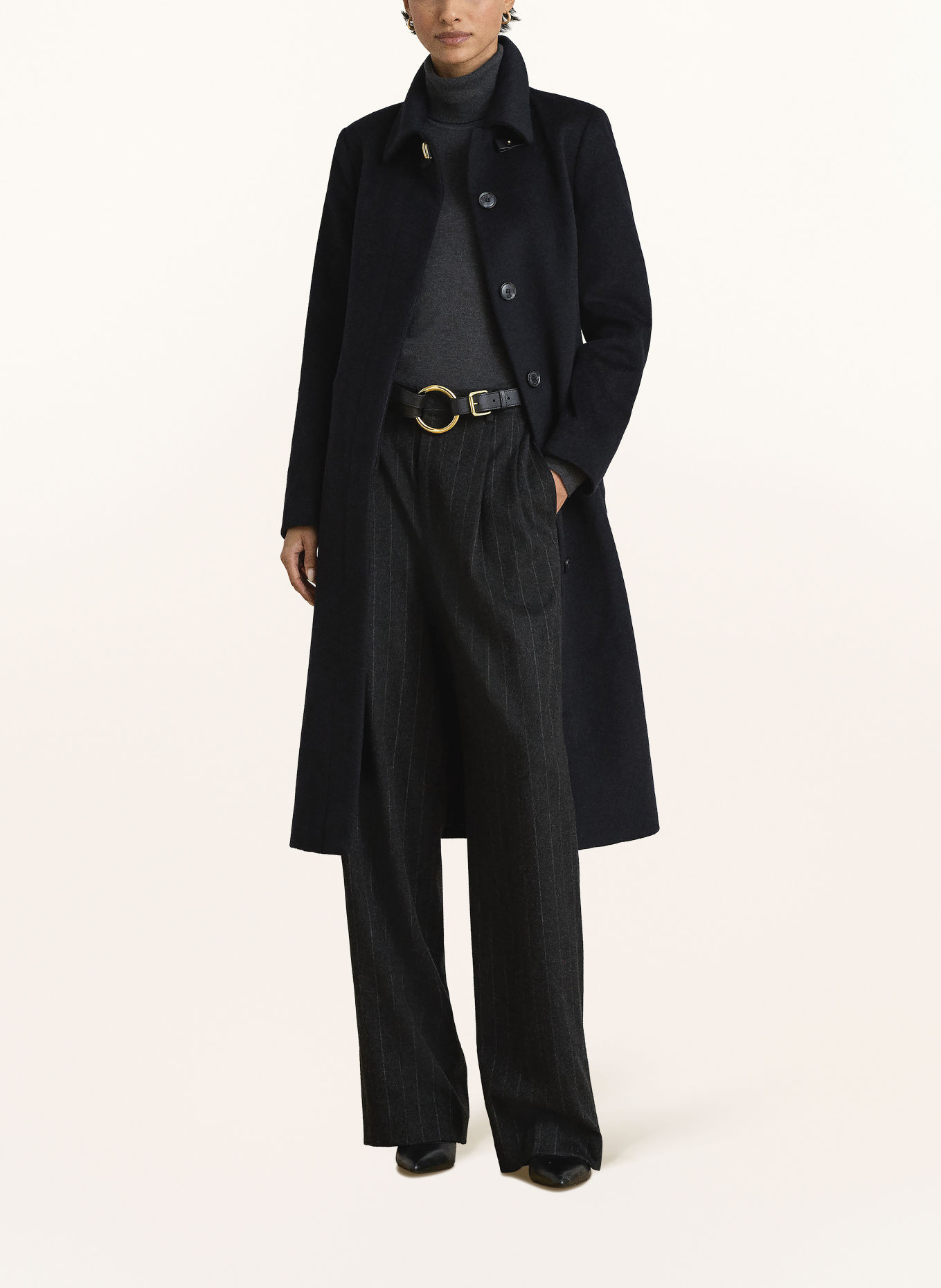 LAUREN RALPH LAUREN Mantel: SCHWARZ