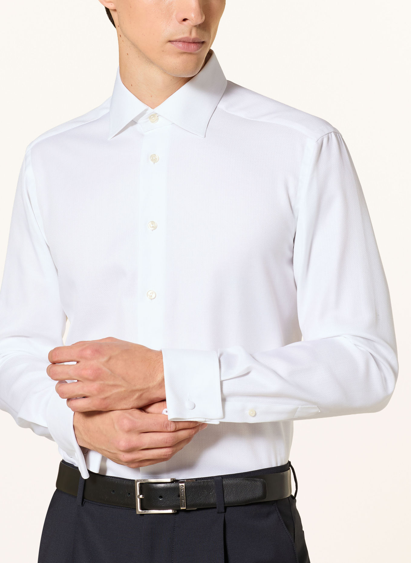 ETON Hemd Slim Fit: WEISS