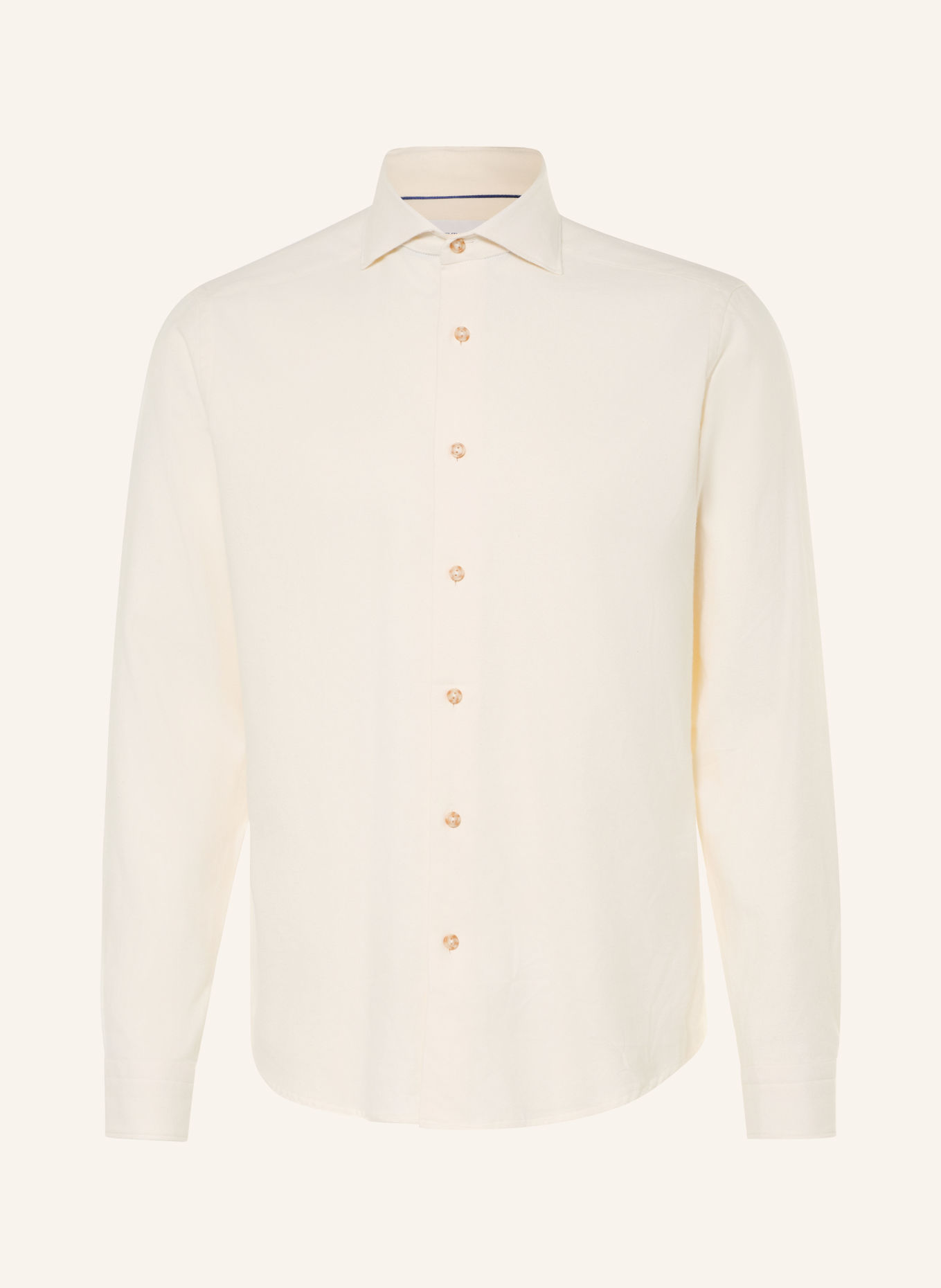 ETON Flanellhemd Slim Fit: CREME