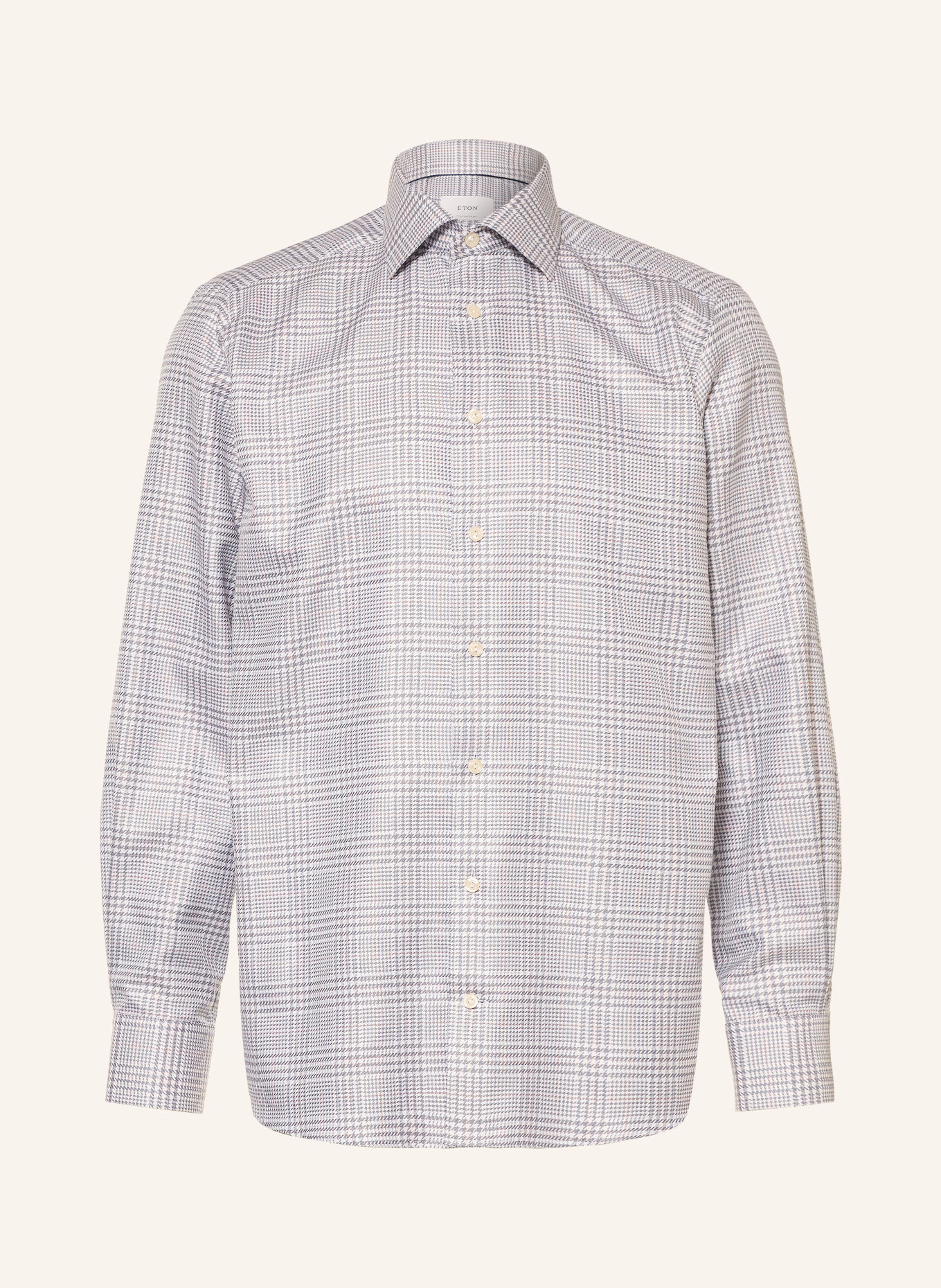 ETON Contemporary Fit Shirt: LIGHT BLUE / WHITE / BLACK