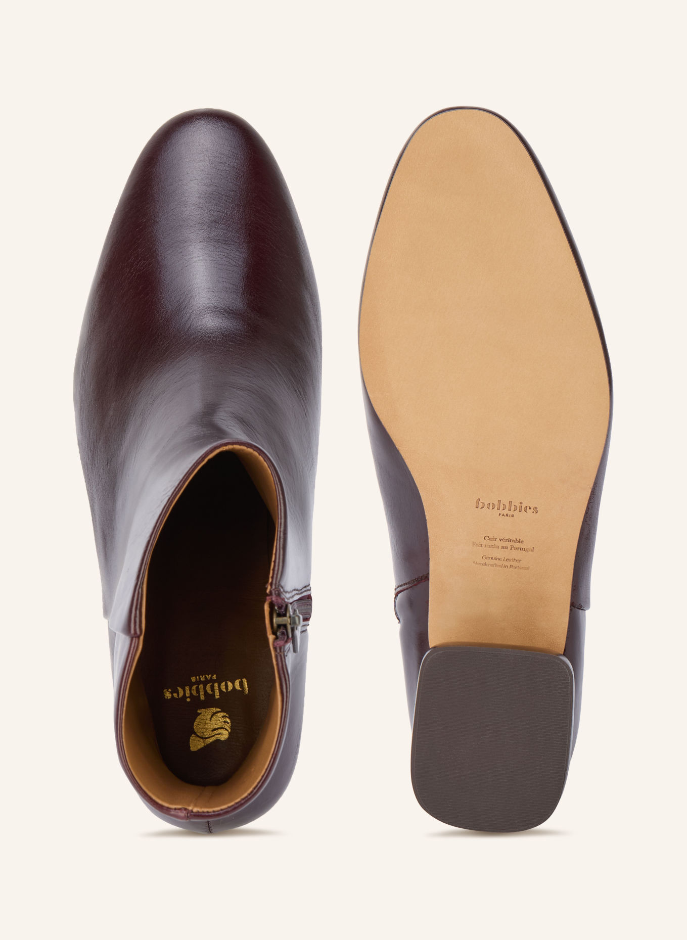 bobbies Stiefeletten JANIS: DUNKELBRAUN