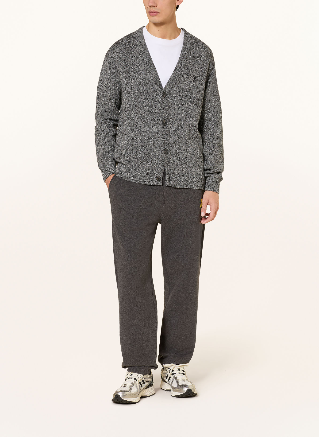 ARMEDANGELS Cardigan: BLACK / WHITE