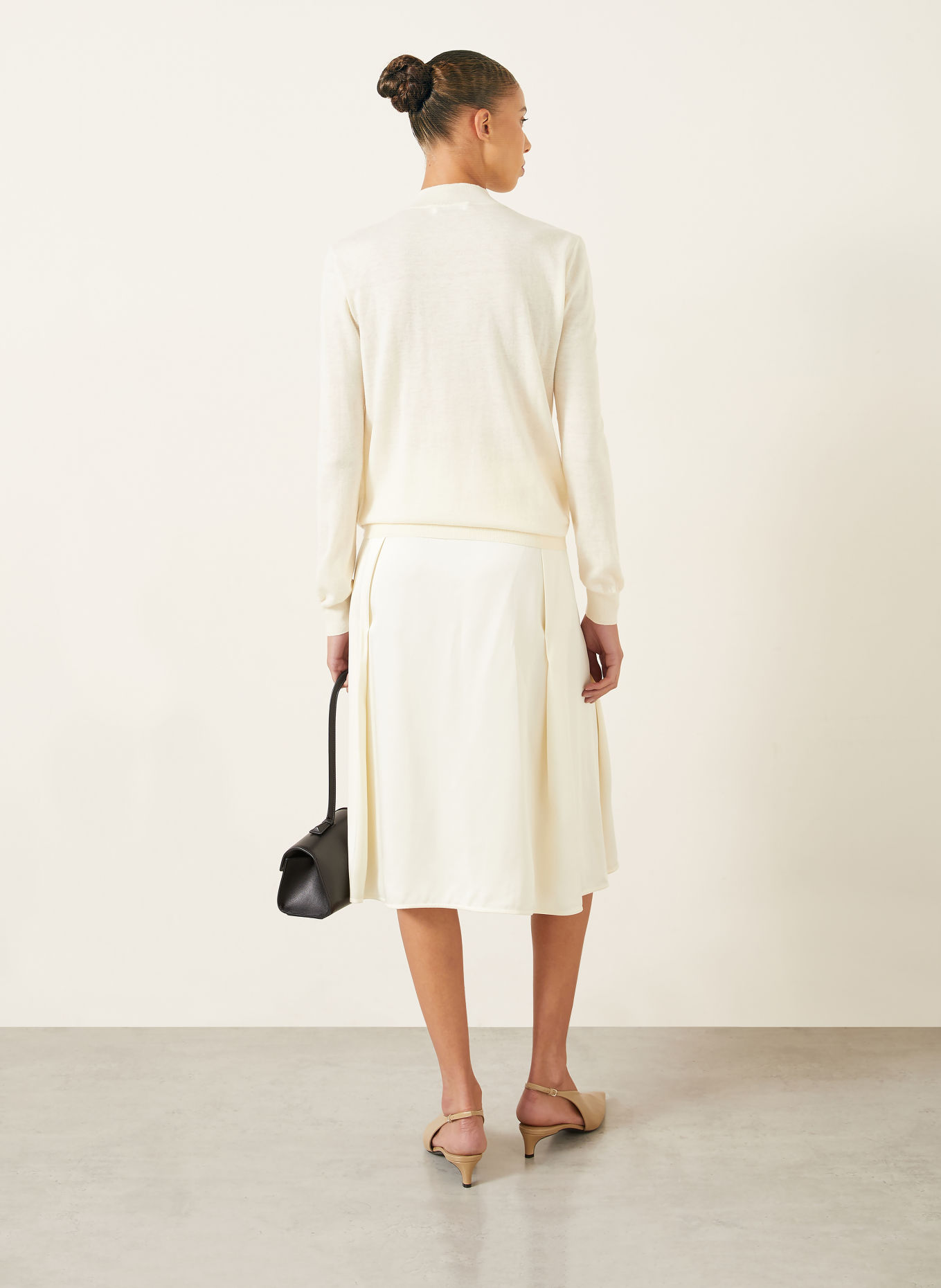 JIL SANDER Pullover mit Cashmere: ECRU